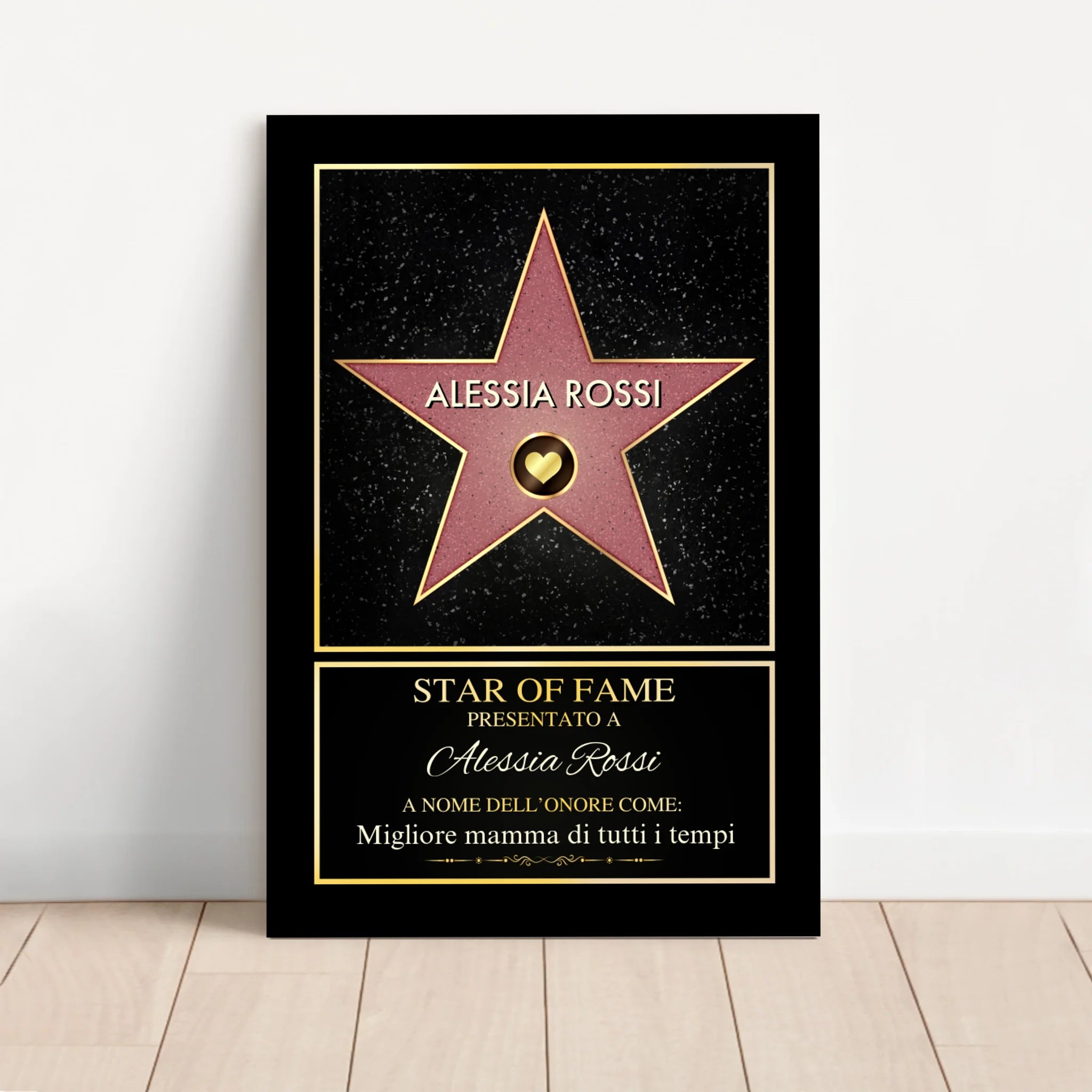 Tela personalizzata “Star of Fame”