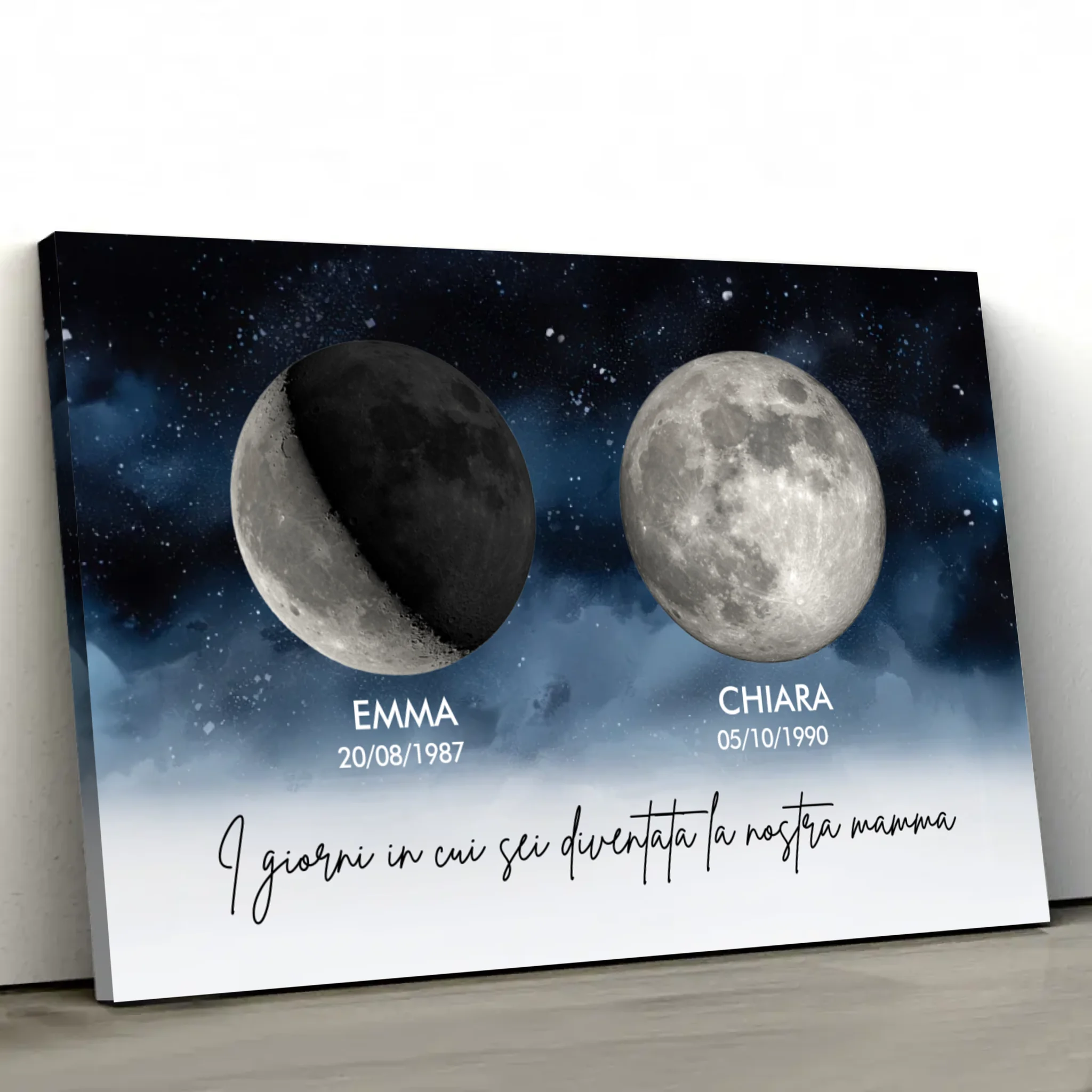 Tela personalizzata “I giorni in cui siete diventati i nostri genitori"