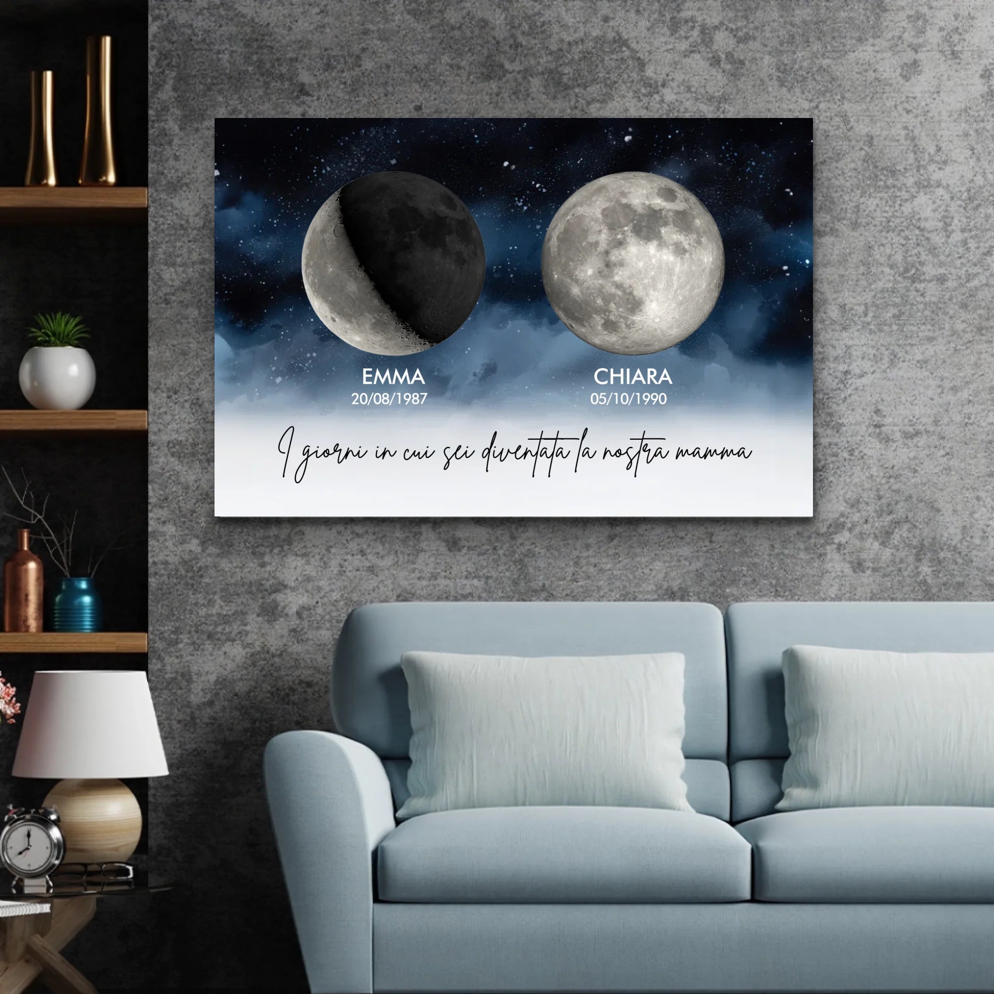 Tela personalizzata “I giorni in cui siete diventati i nostri genitori"