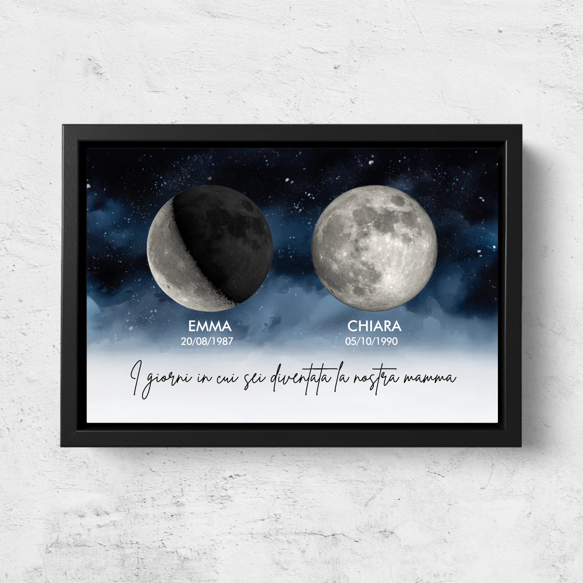 Tela personalizzata “I giorni in cui siete diventati i nostri genitori"