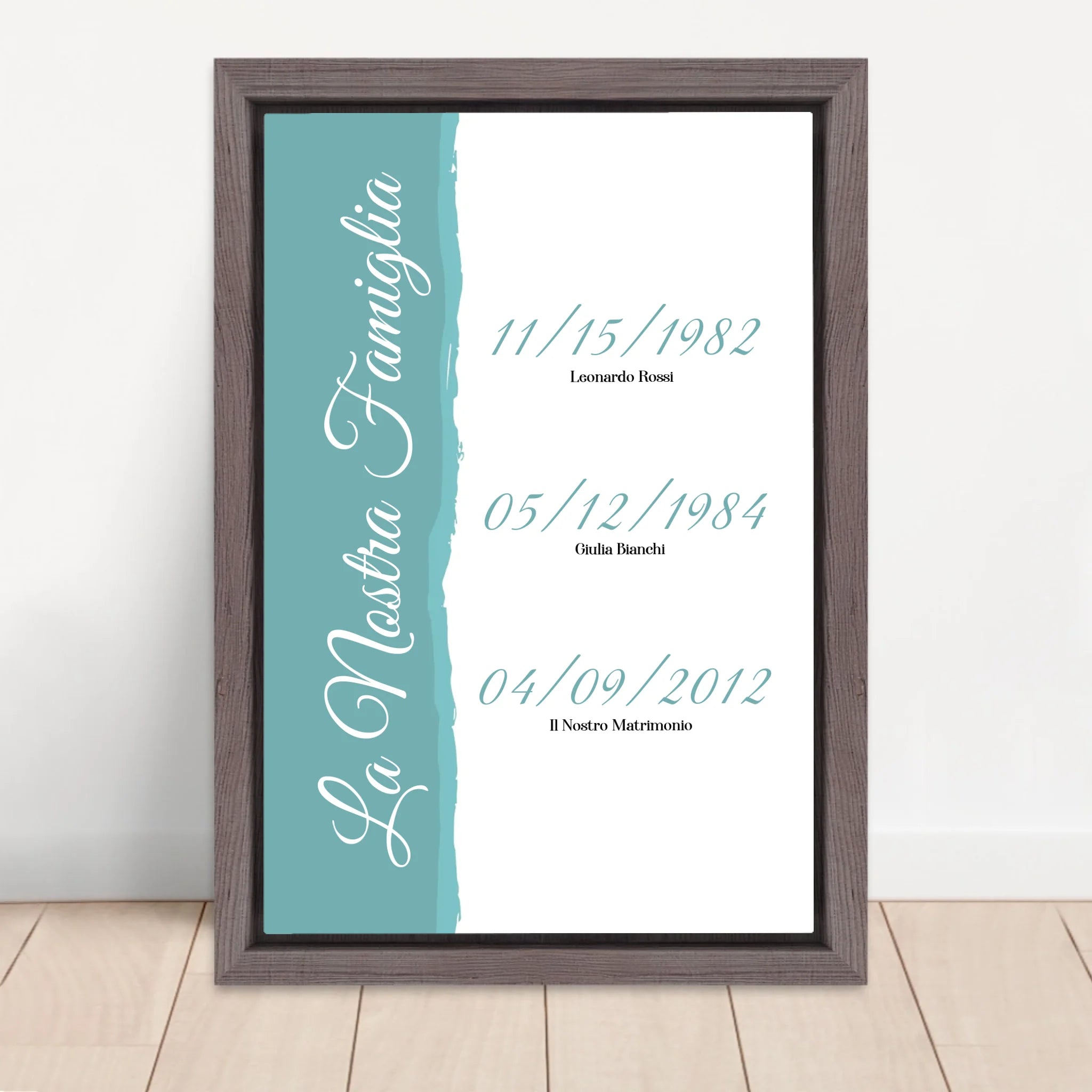 Vertical Framed Canvas-Oak 2026