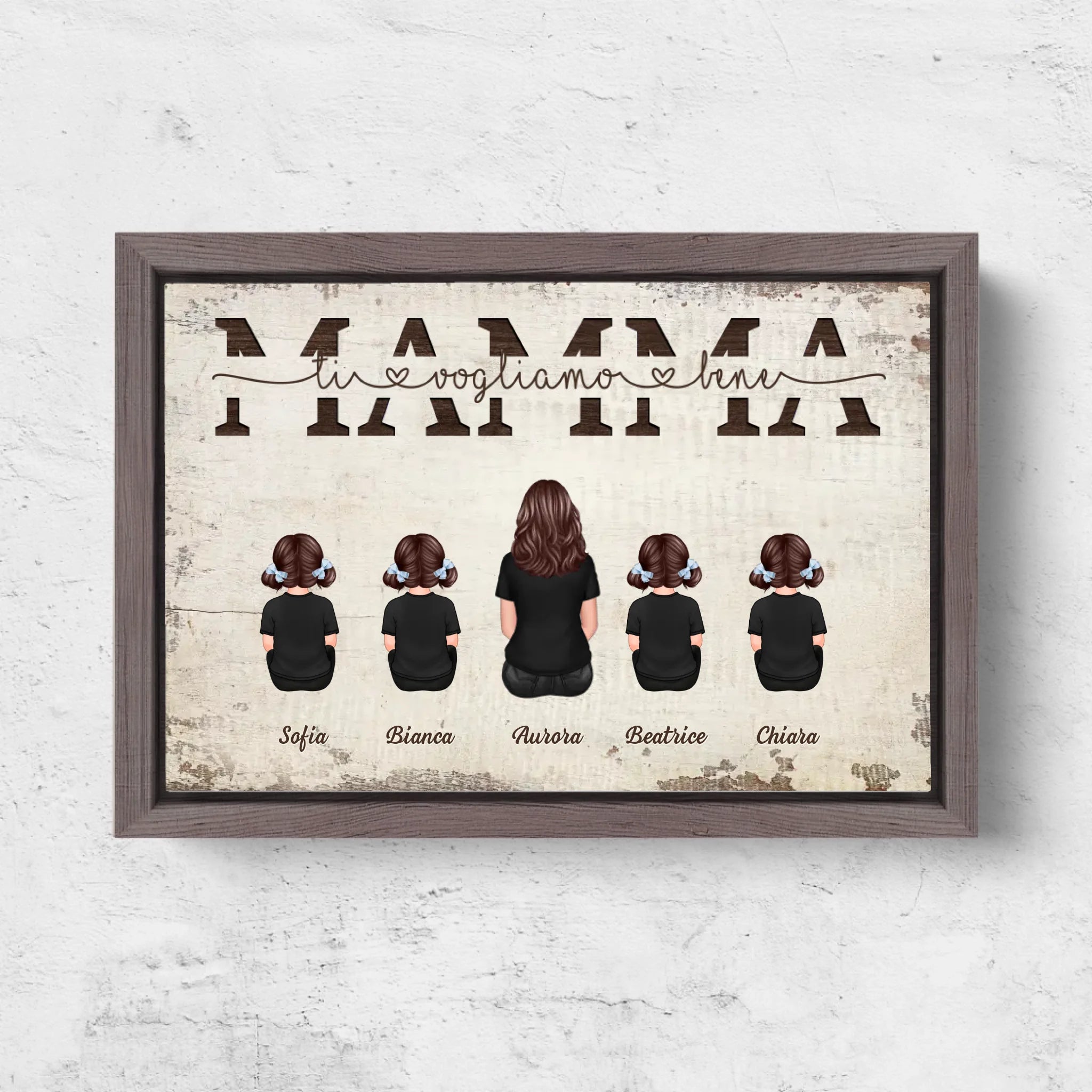 Horizontal Framd Canvas-Ovak