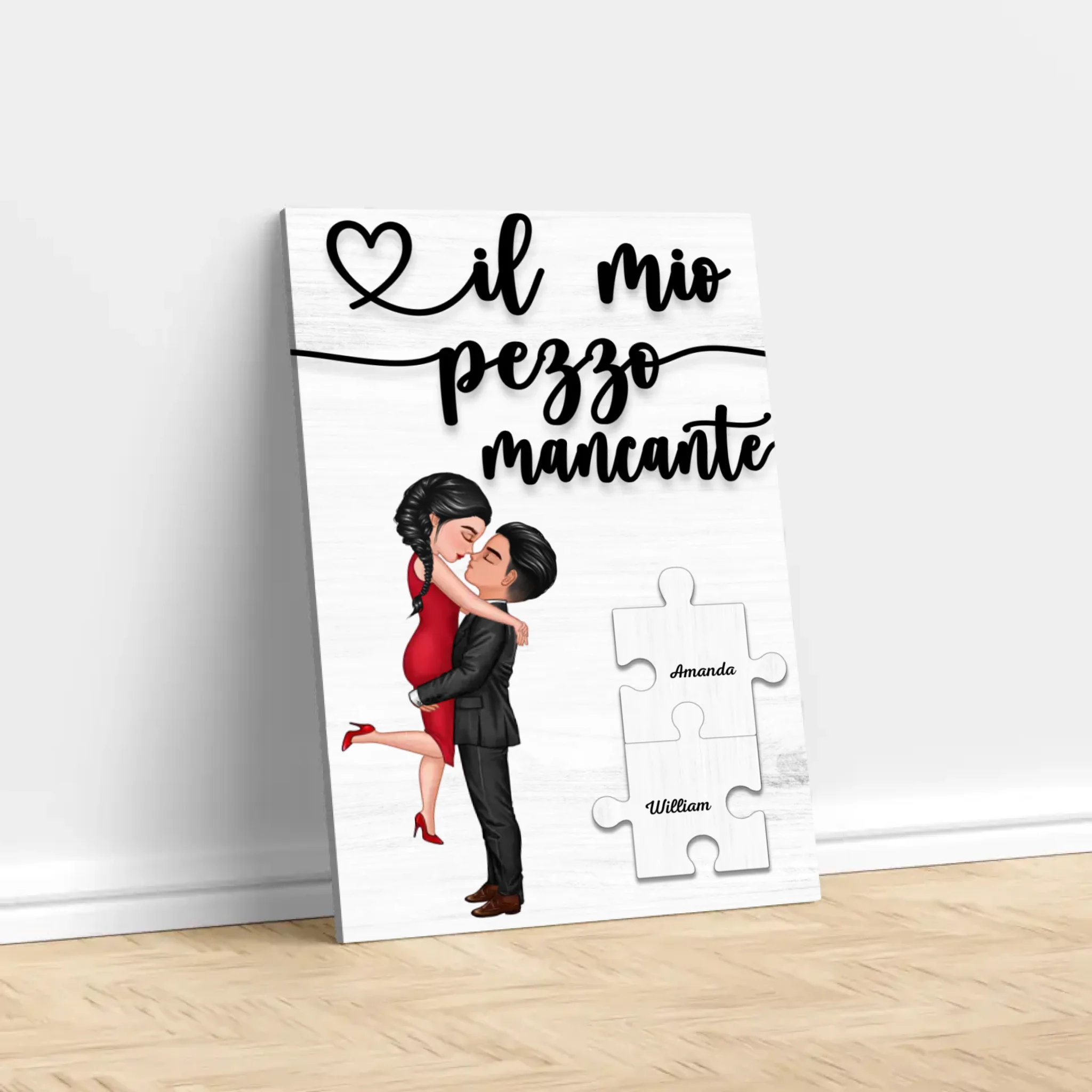 Tela personalizzata “Il pezzo mancante”