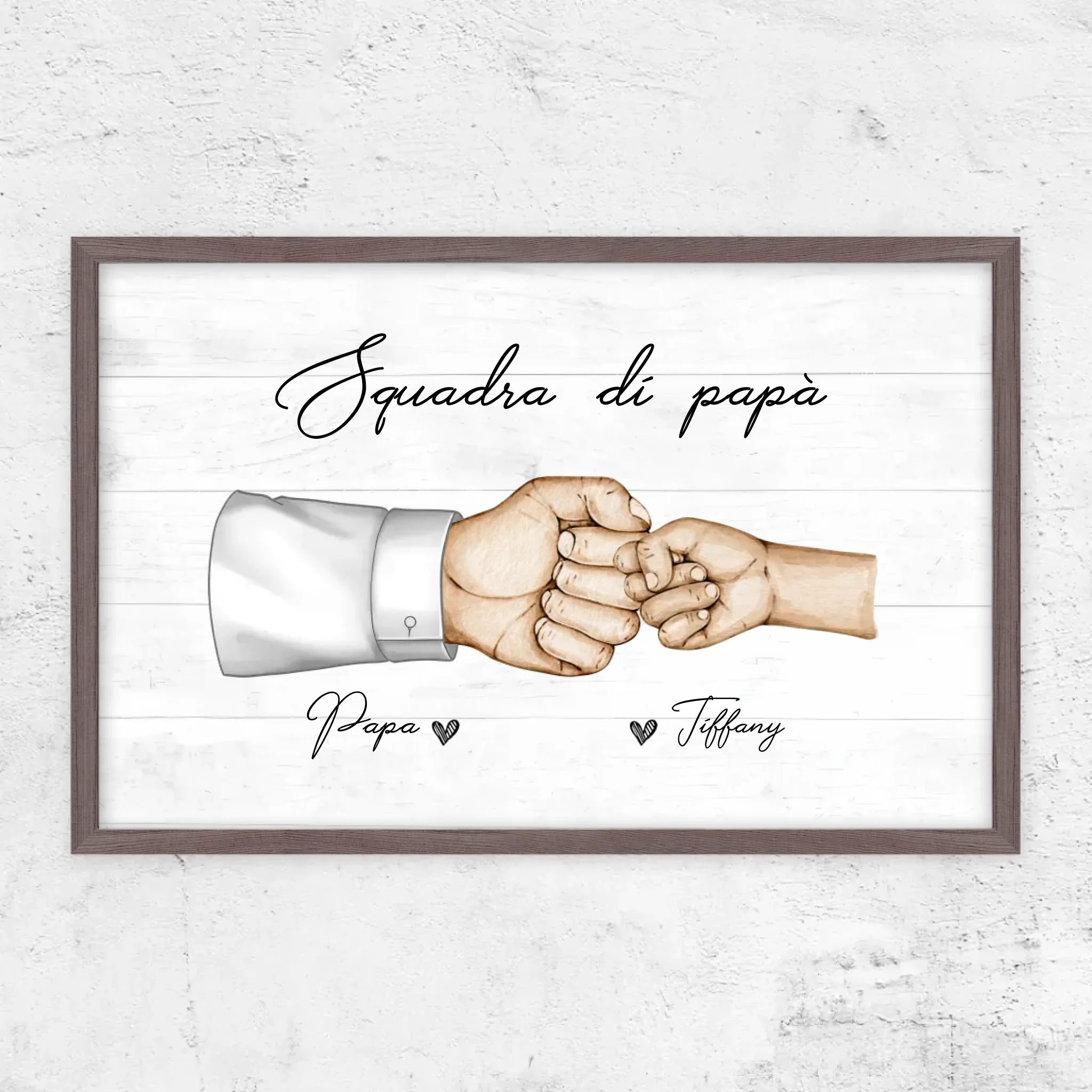 Poster personalizzato "La Squadra di Papà"