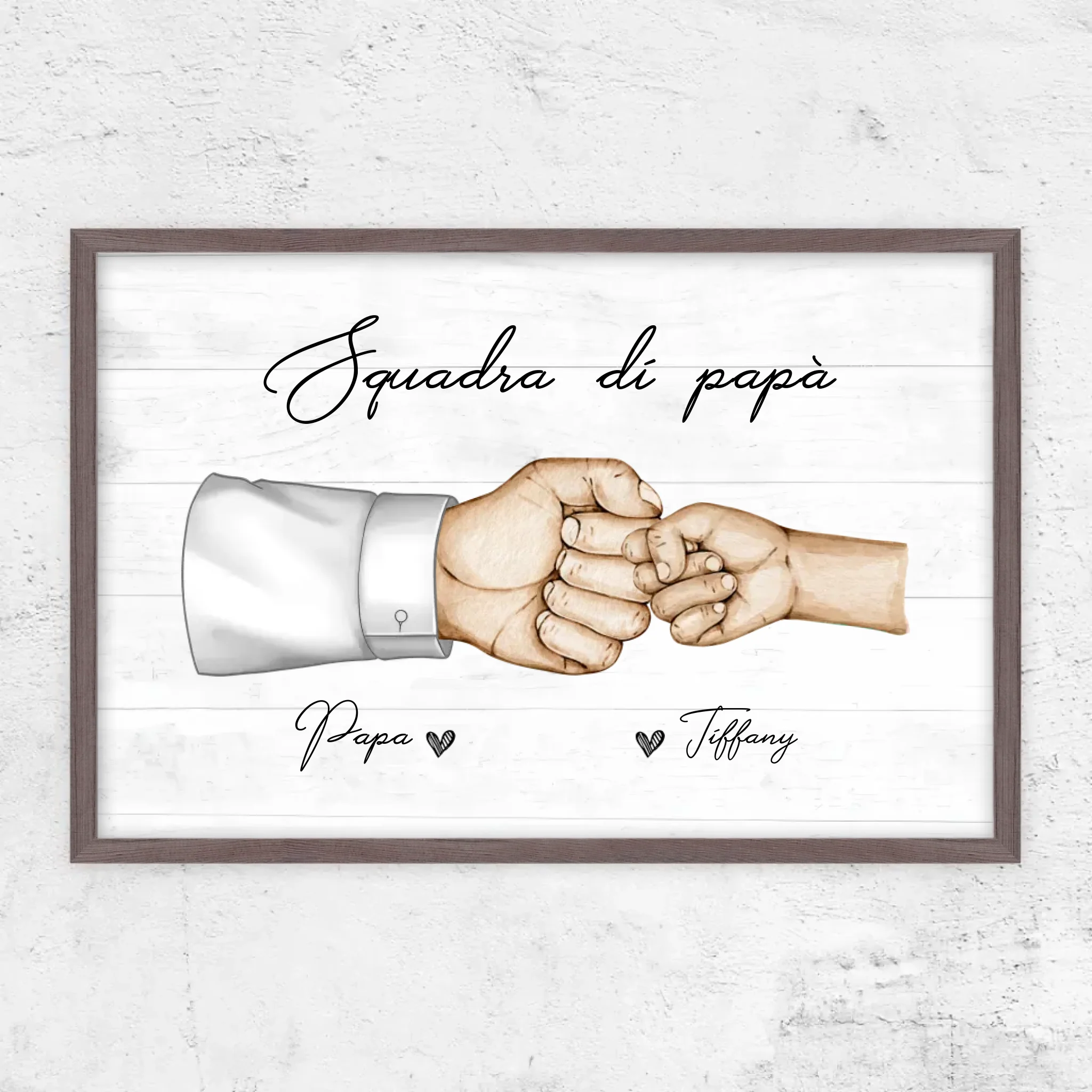 Poster personalizzato "La Squadra di Papà"