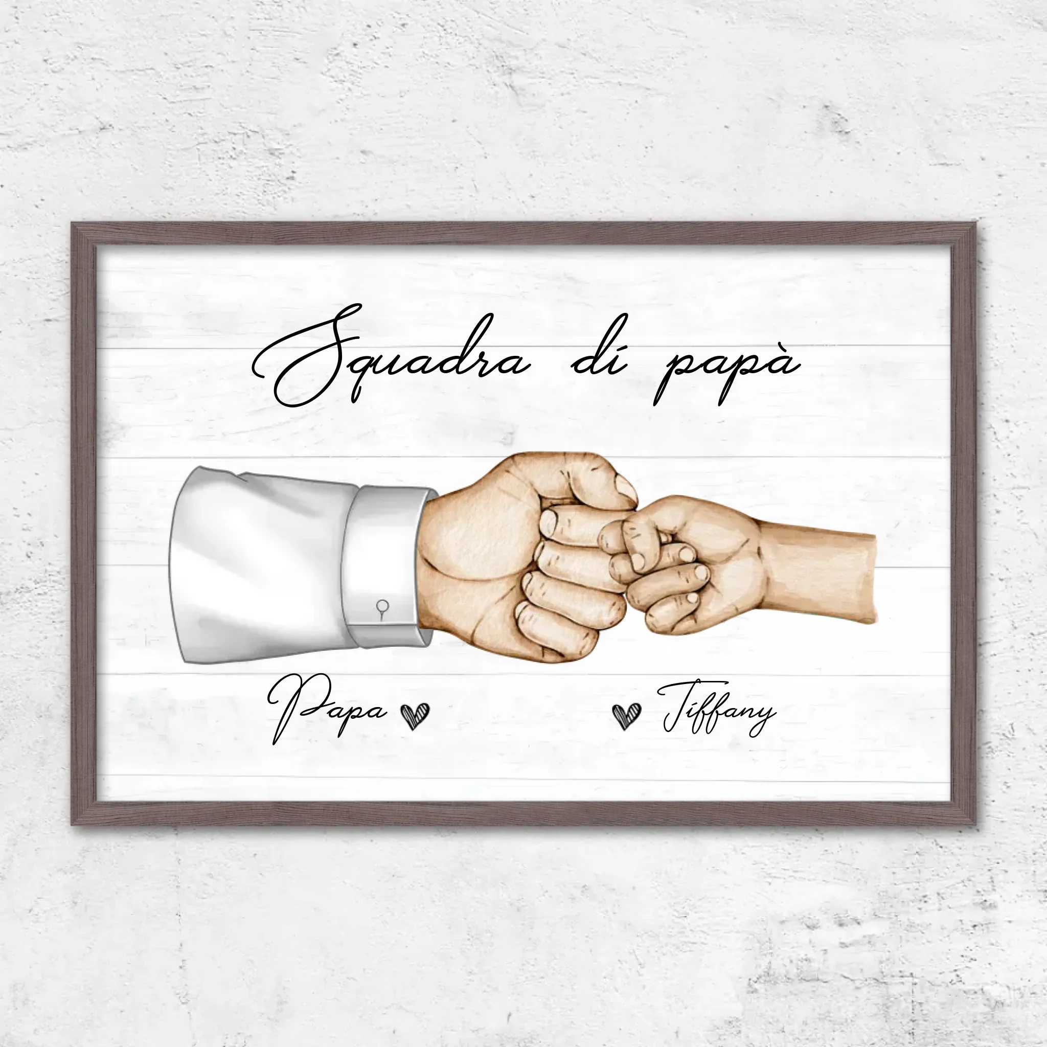 Poster personalizzato "La Squadra di Papà"