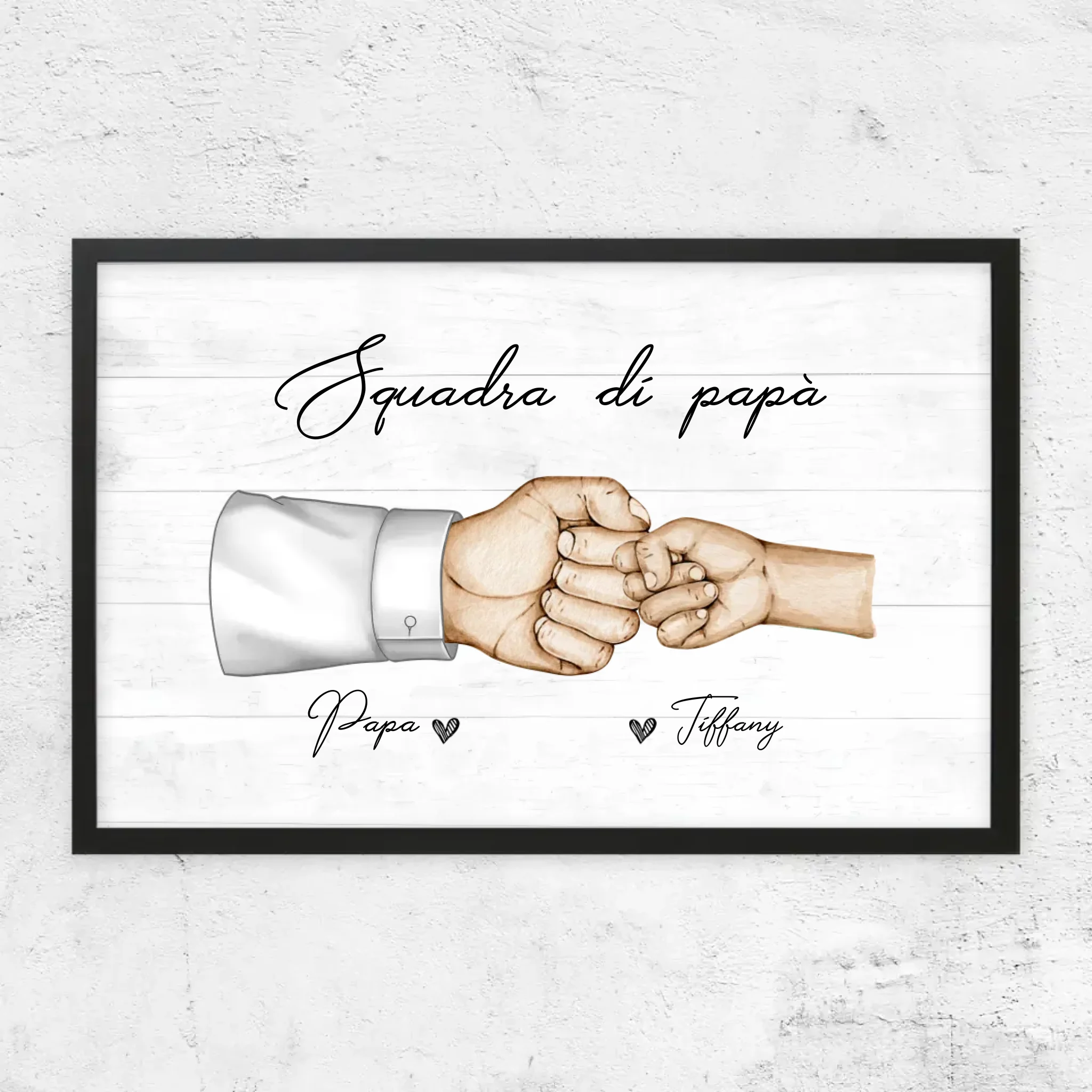 Poster personalizzato "La Squadra di Papà"