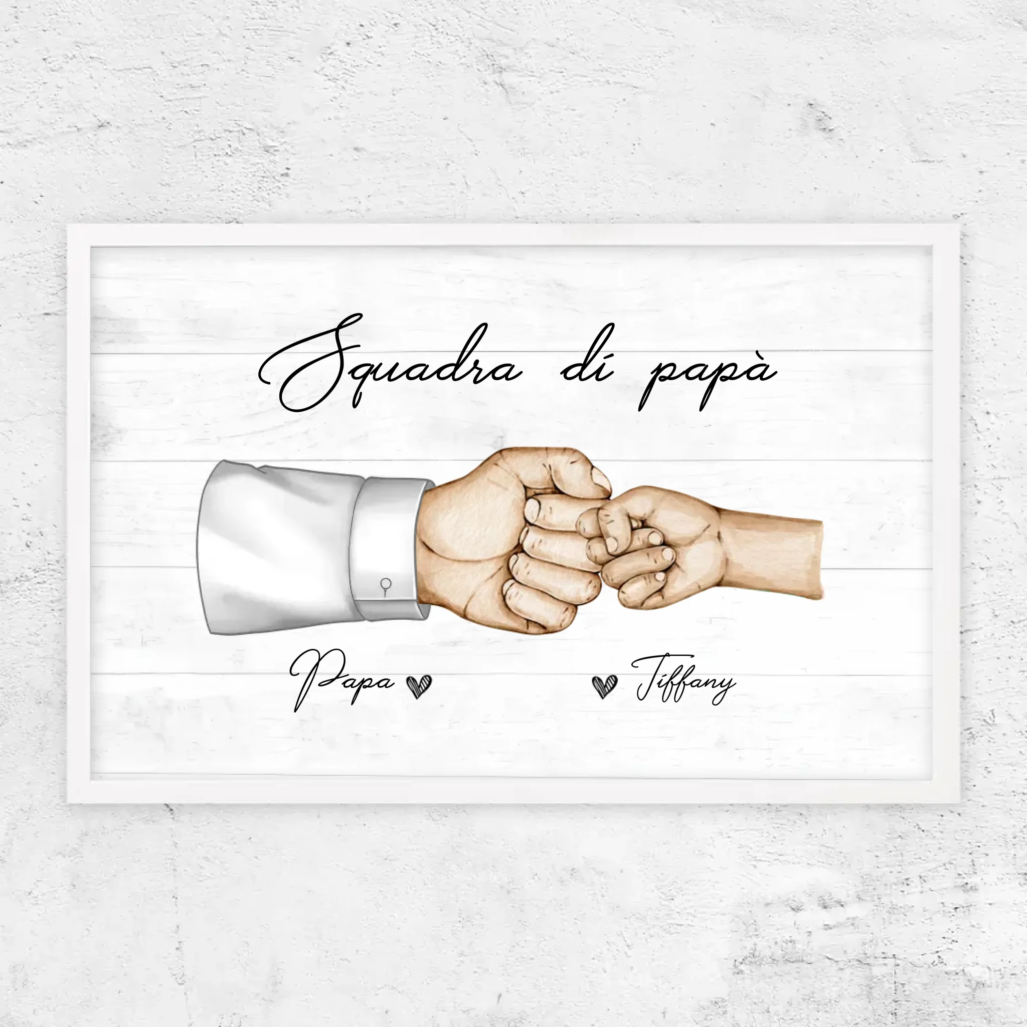 Poster personalizzato "La Squadra di Papà"