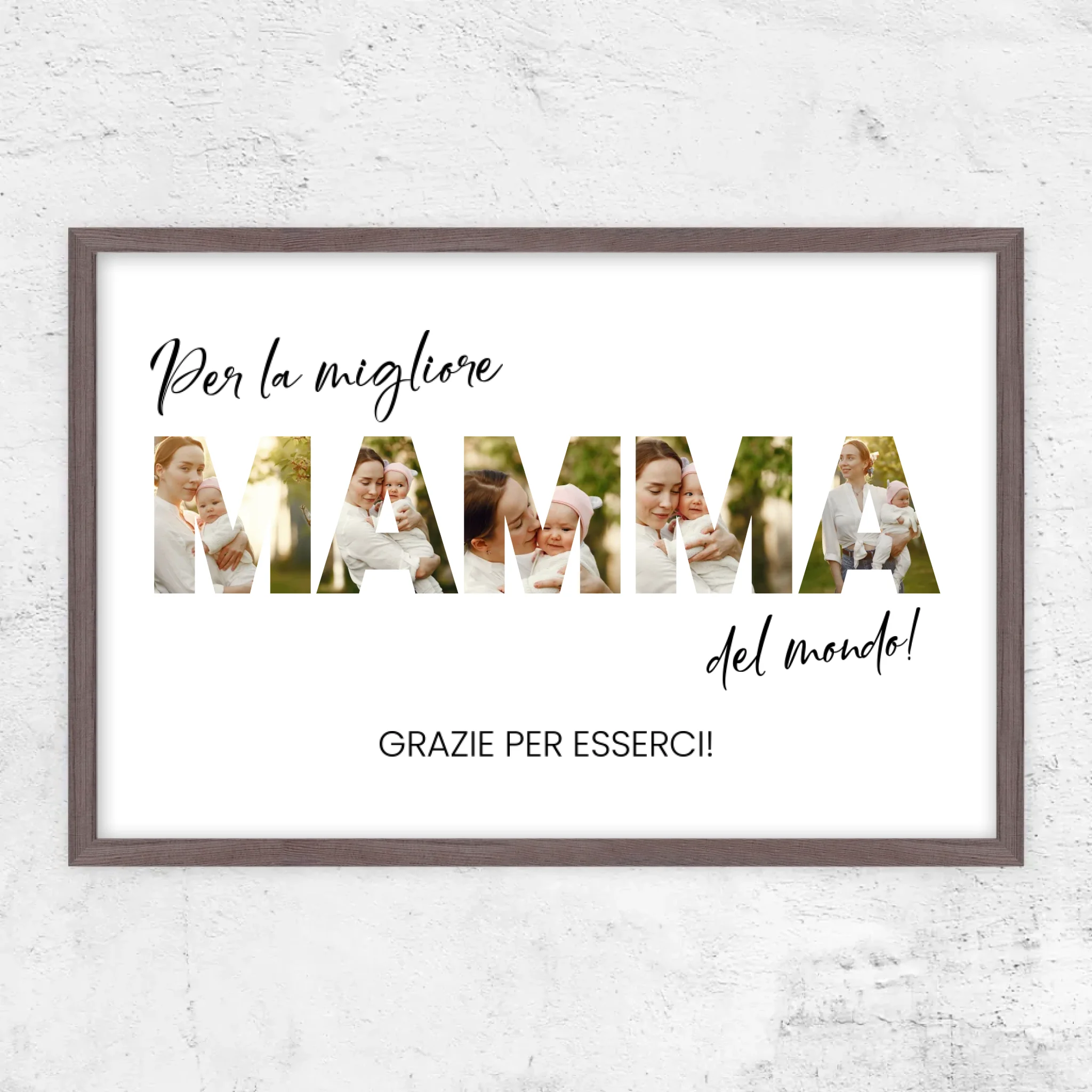 Poster personalizzato “Per la migliore mamma del mondo”