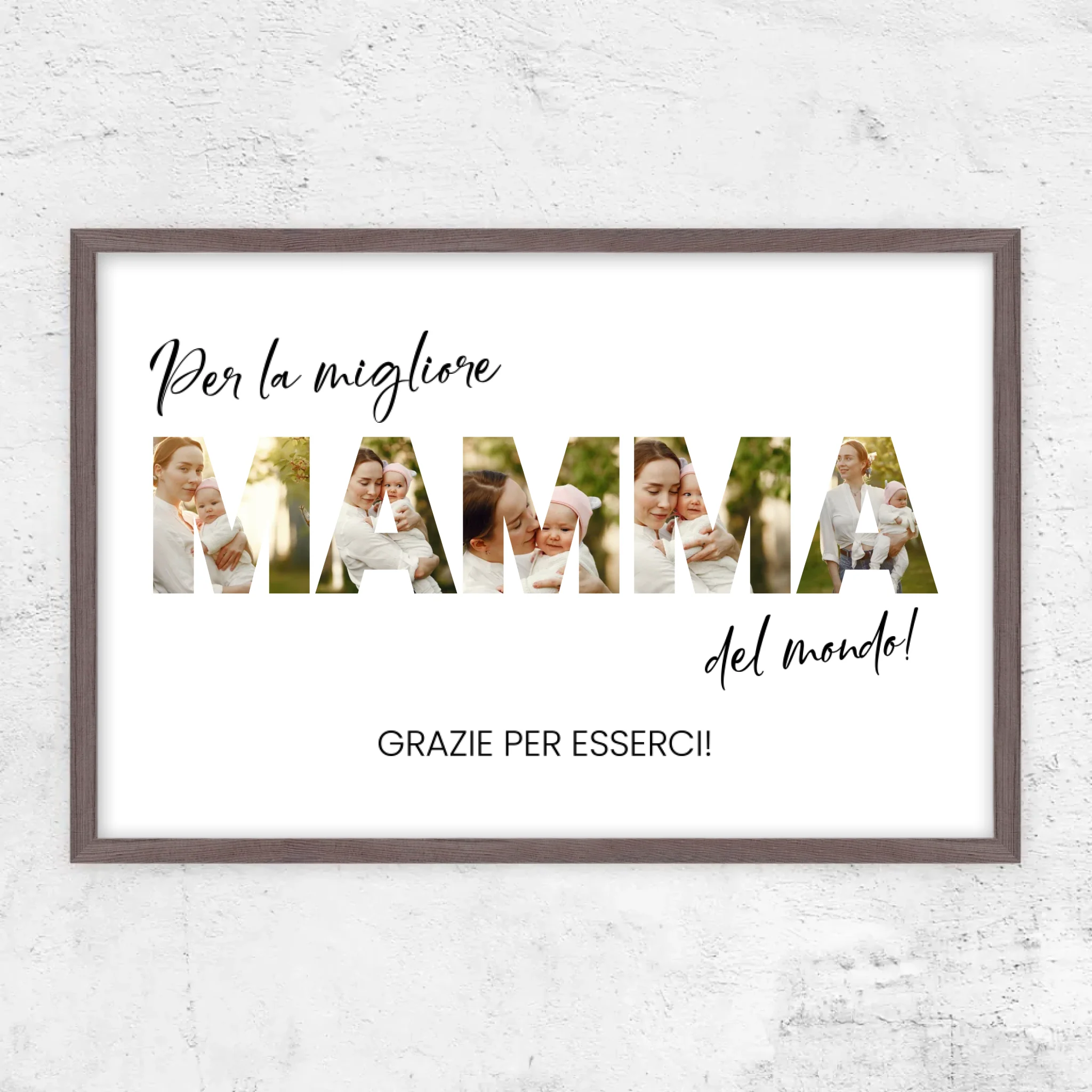 Poster personalizzato “Per la migliore mamma del mondo”