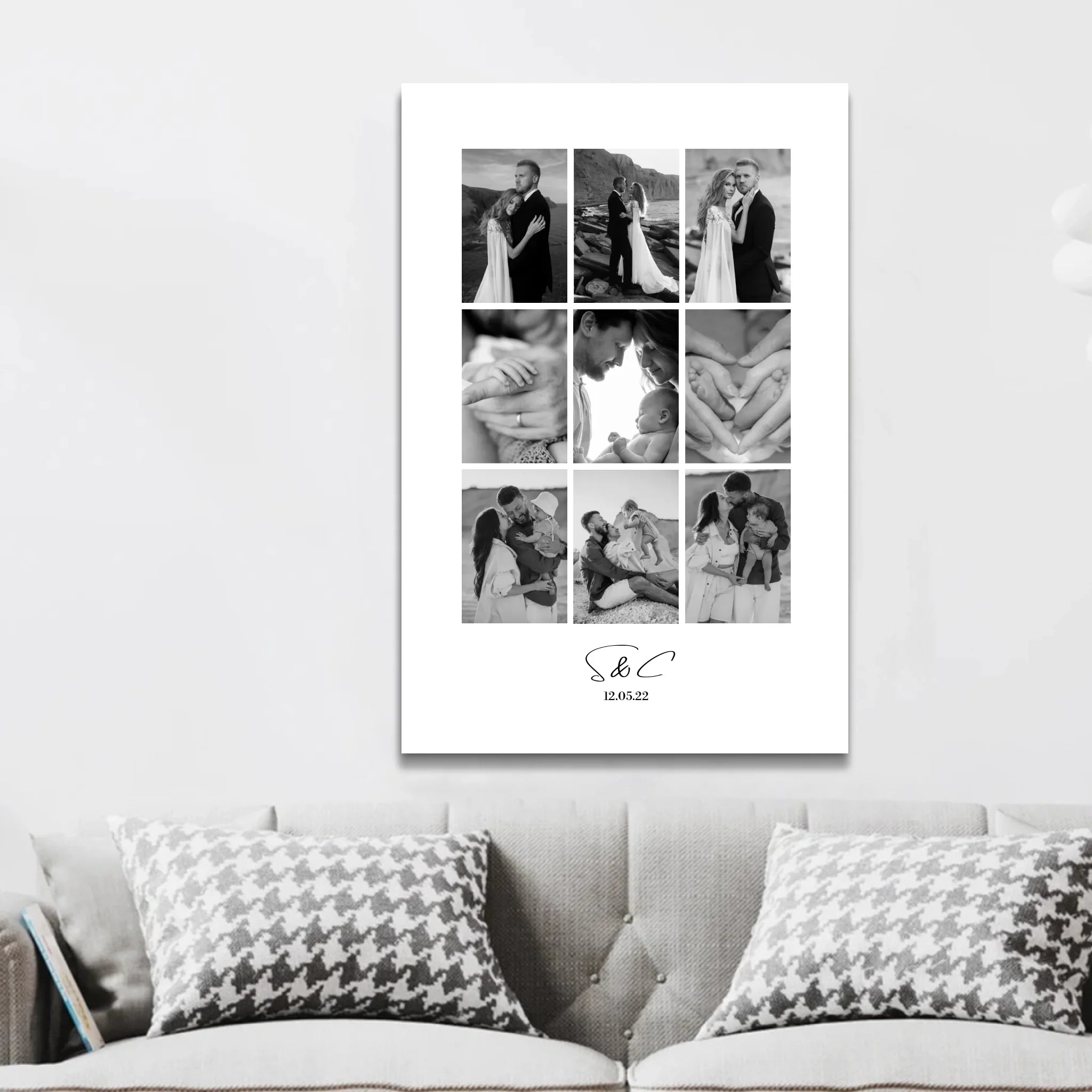 Tela personalizzata – Collage fotografico personalizzato
