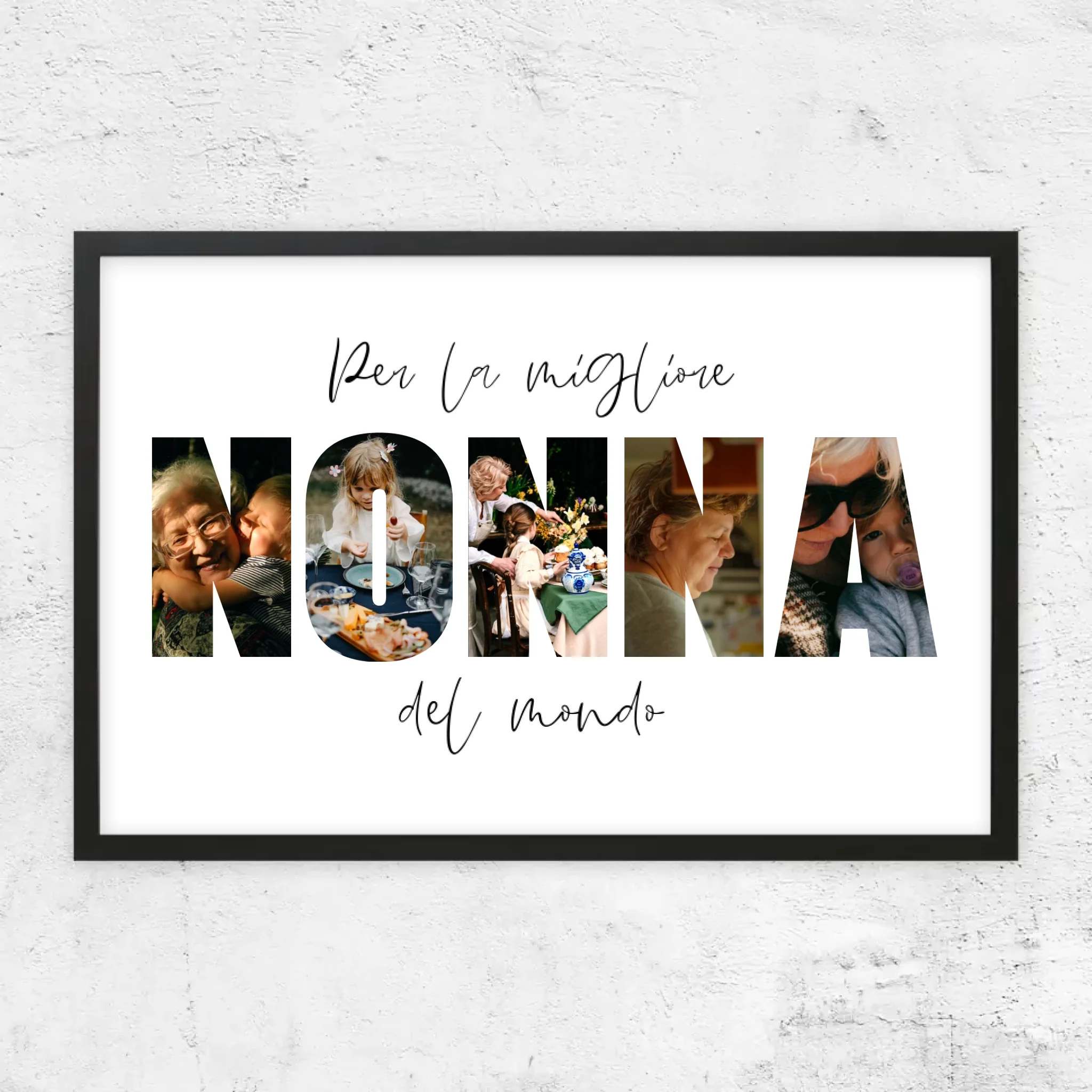 Poster personalizzato – La nonna migliore del mondo
