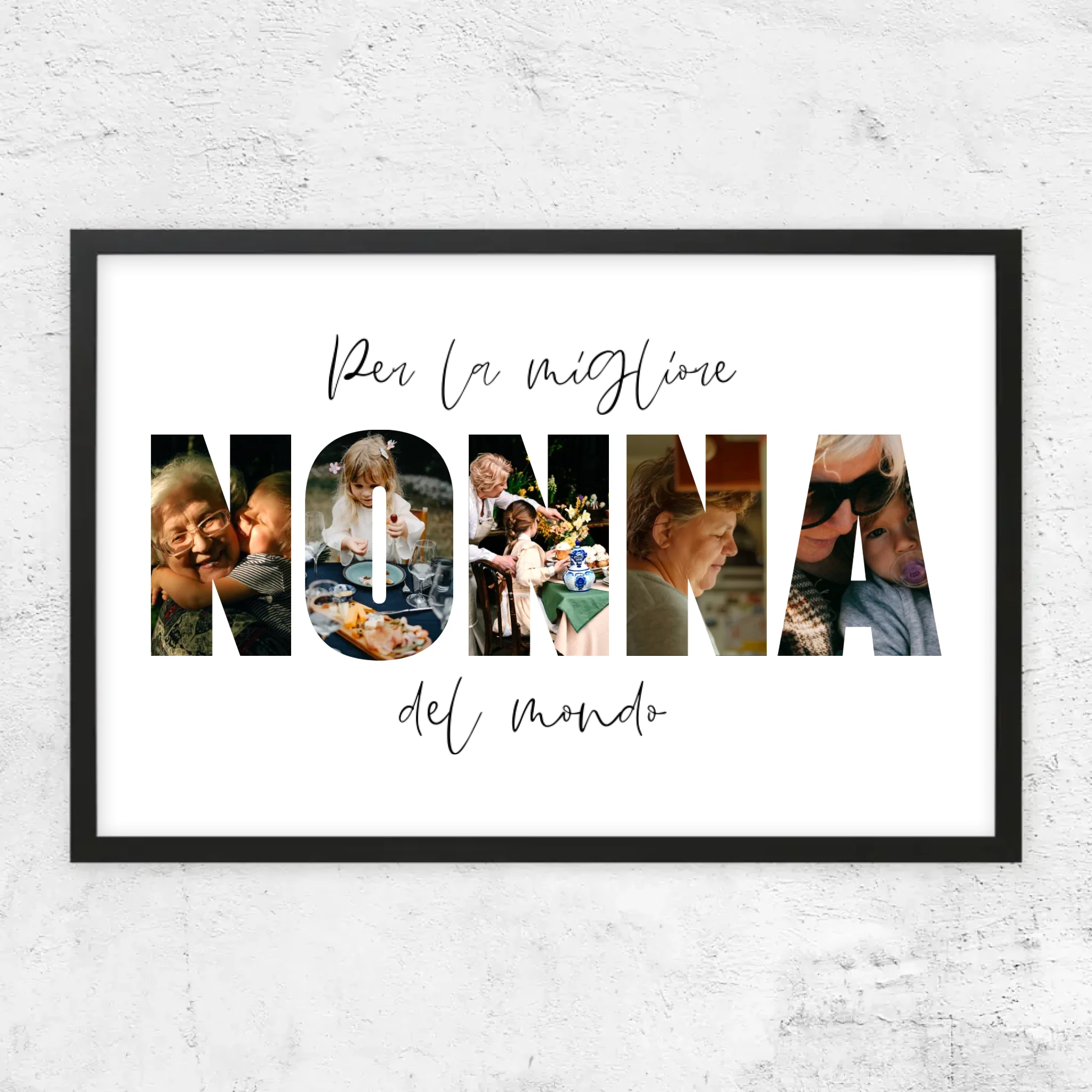 Poster personalizzato – La nonna migliore del mondo