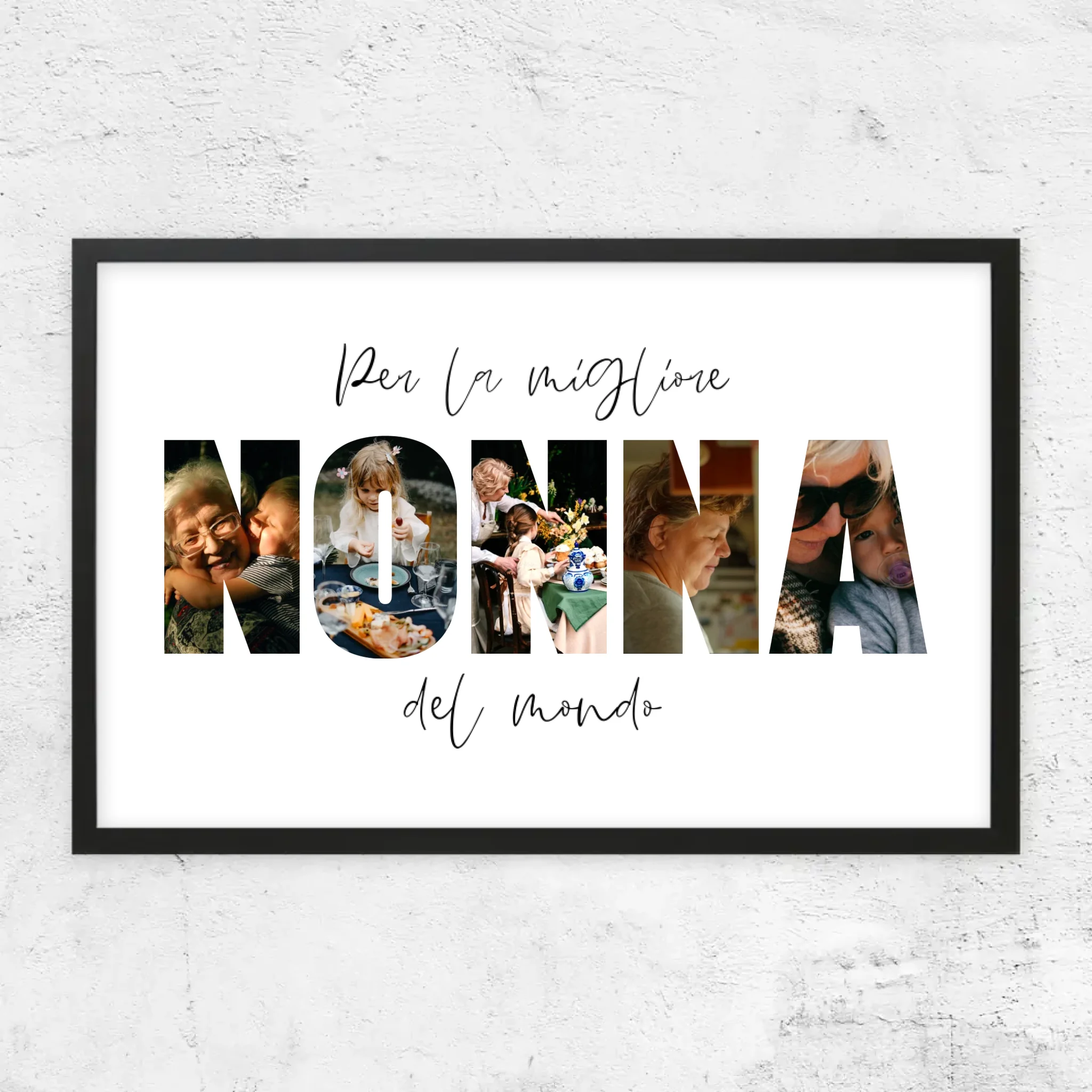 Poster personalizzato – La nonna migliore del mondo