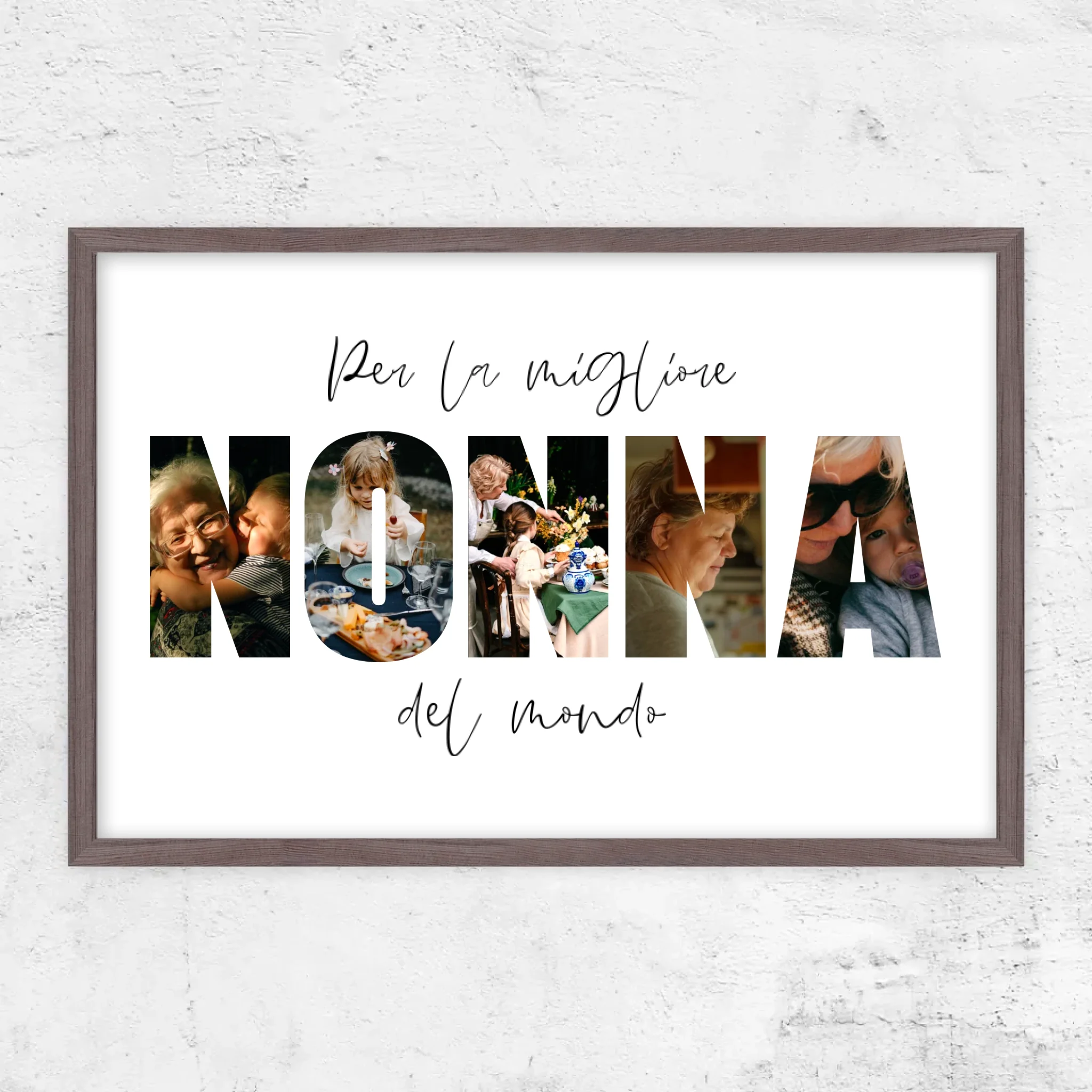 Poster personalizzato – La nonna migliore del mondo