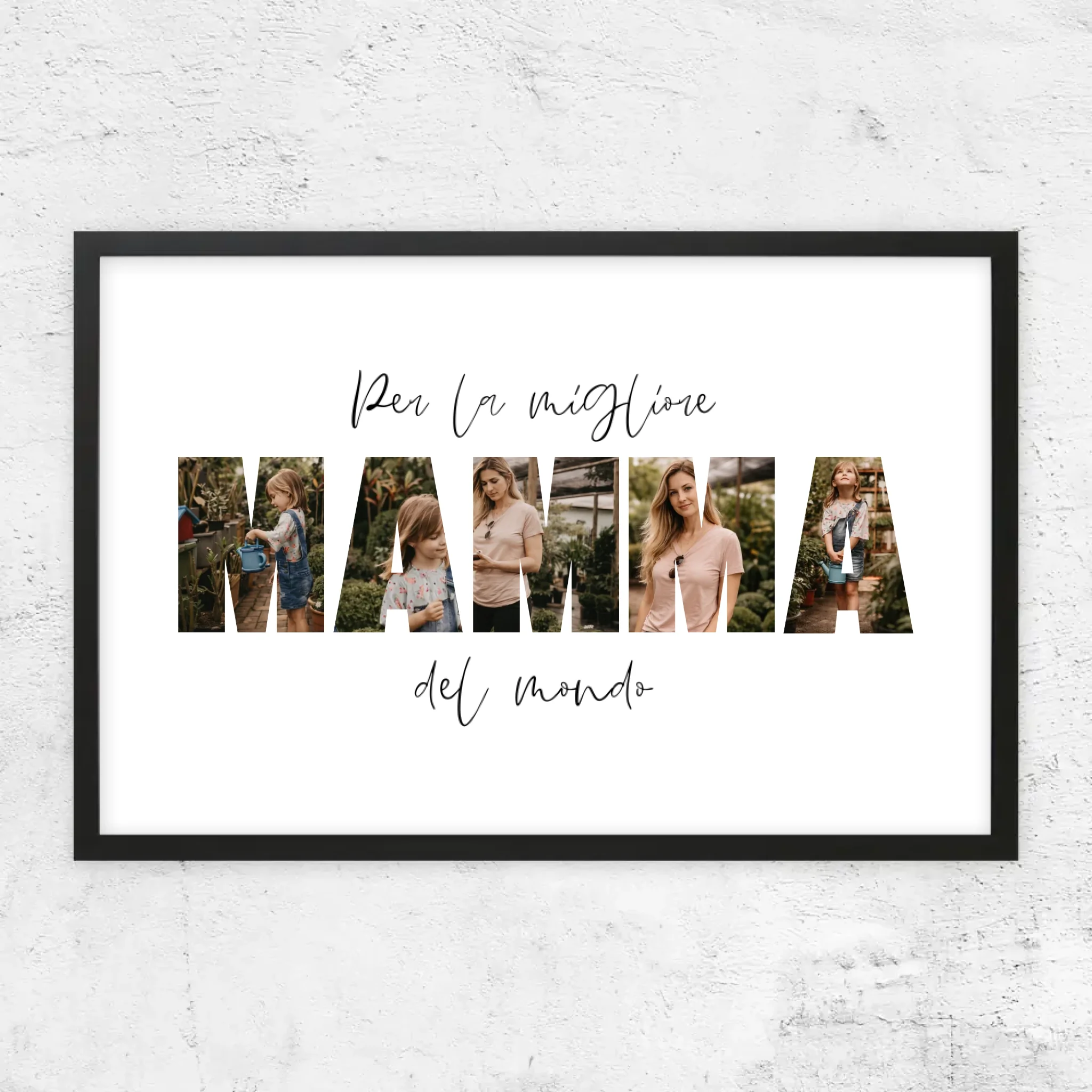 Poster personalizzato – Mamma – la migliore del mondo