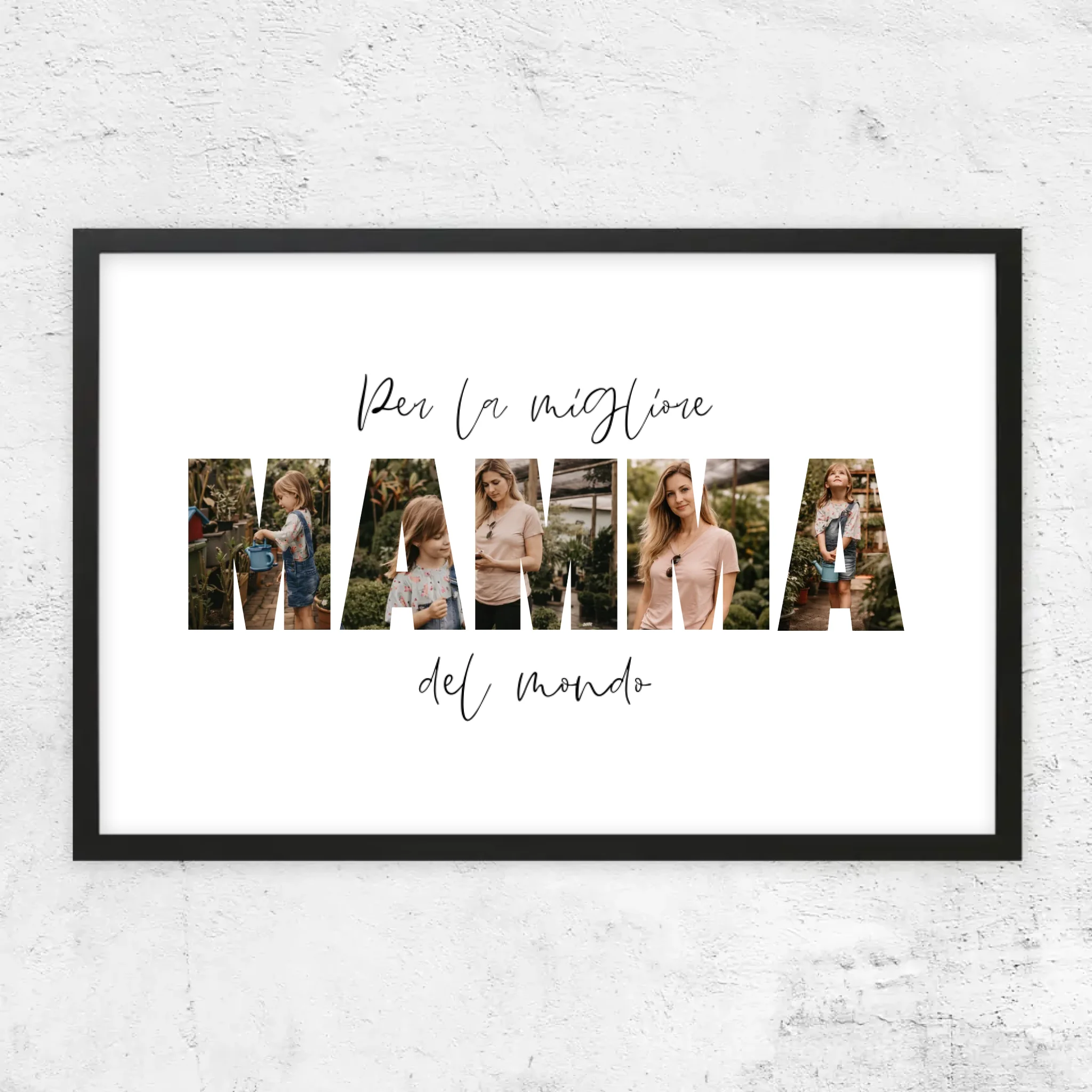 Poster personalizzato – Mamma – la migliore del mondo