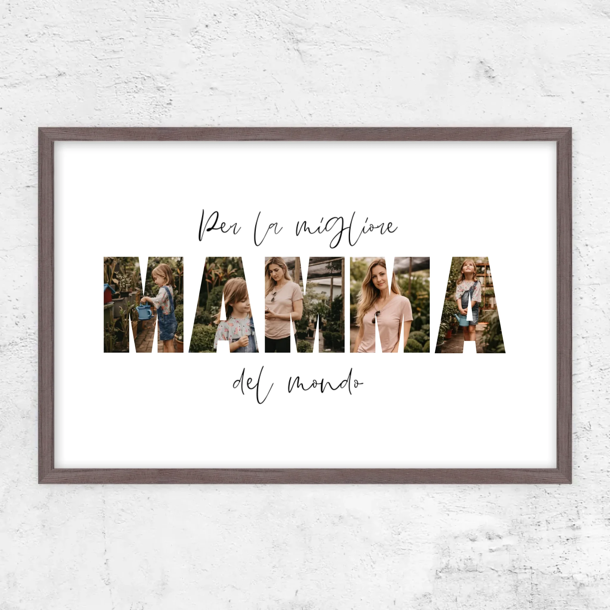 Poster personalizzato – Mamma – la migliore del mondo