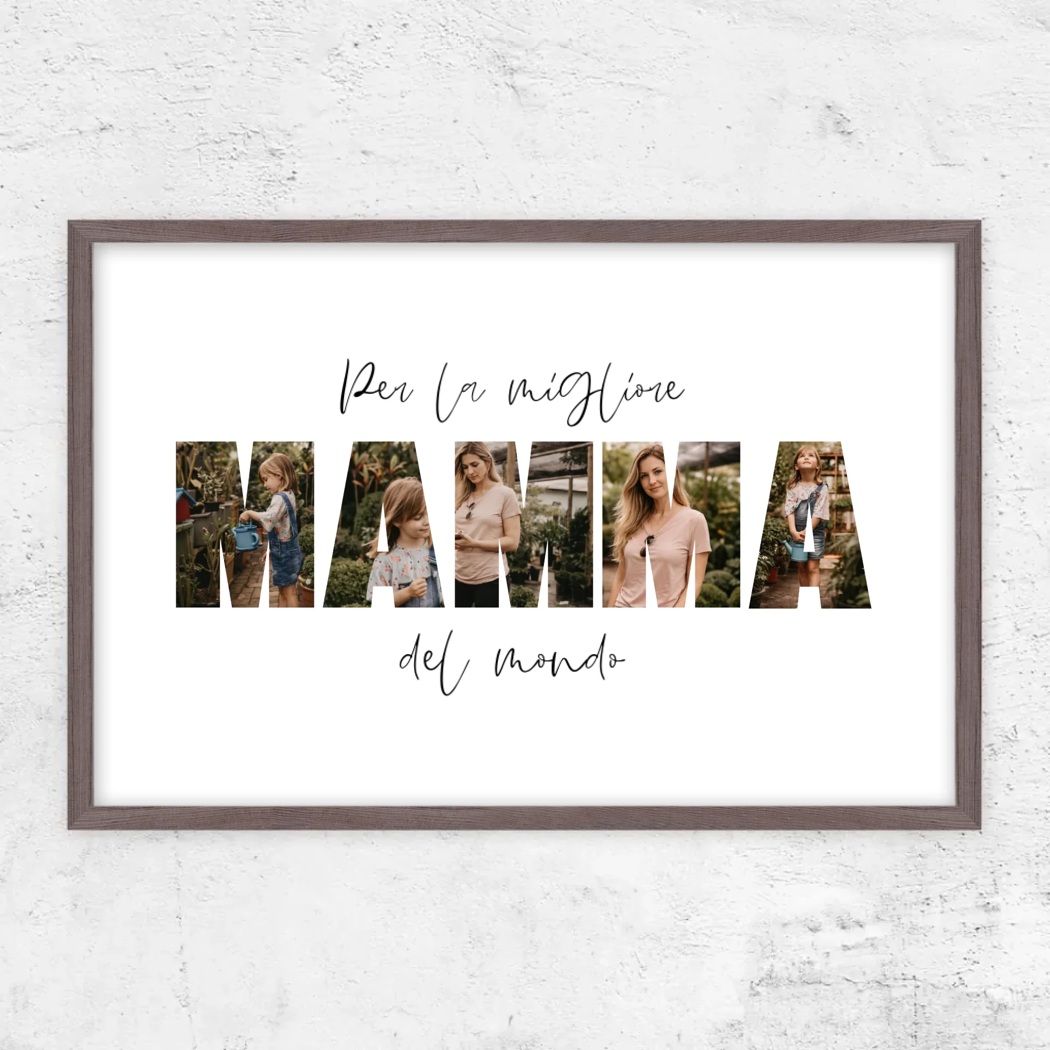 Poster personalizzato – Mamma – la migliore del mondo