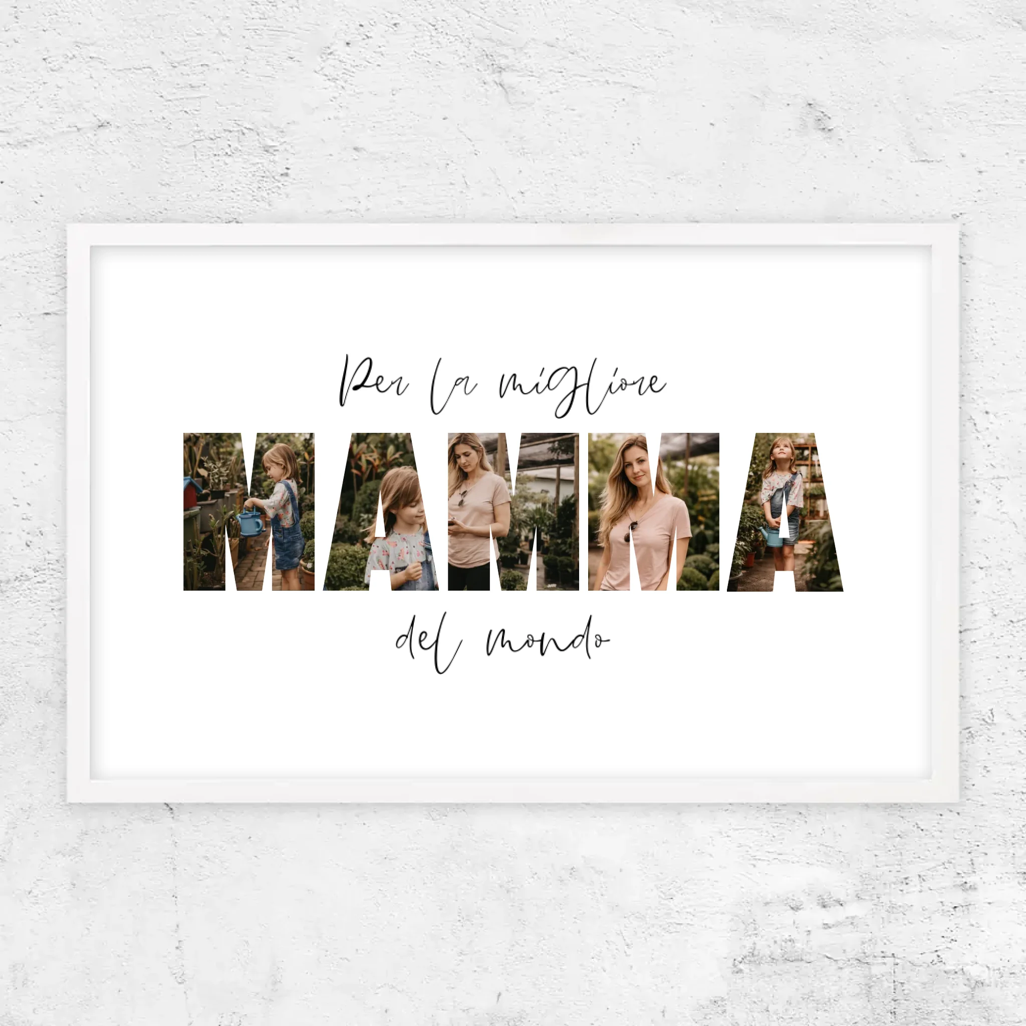 Poster personalizzato – Mamma – la migliore del mondo