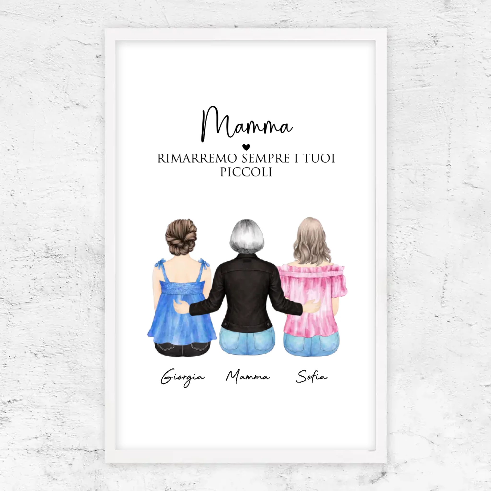Poster personalizzato – Mamma, tutto ciò che siamo è grazie a te
