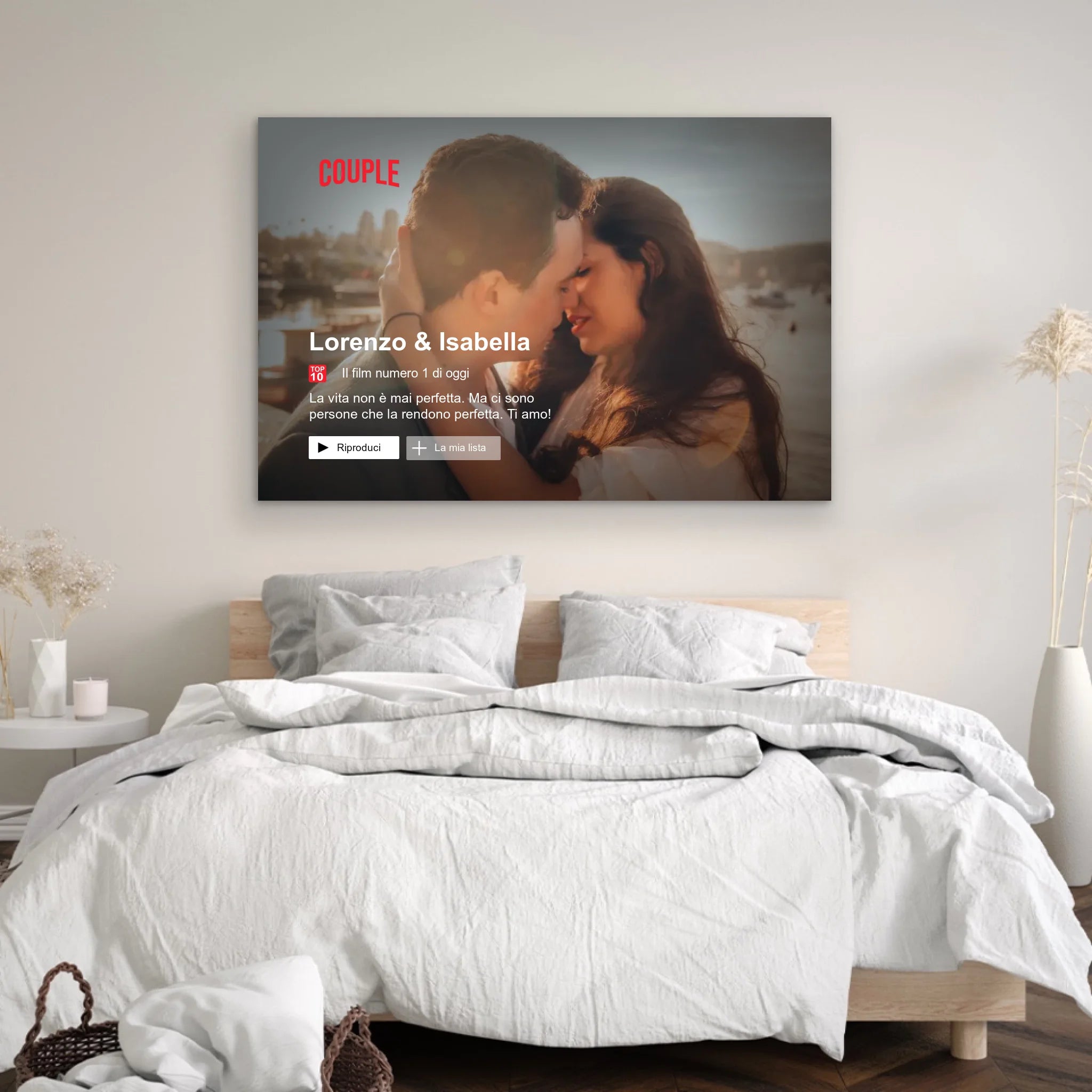 Tela personalizzata “Lovestory"