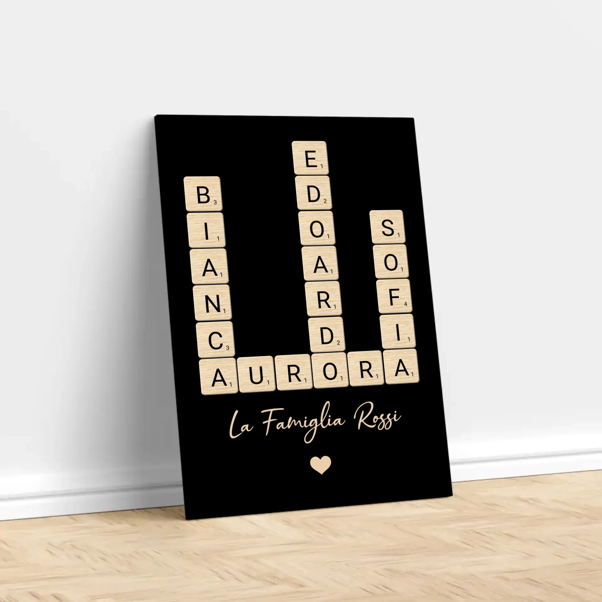 Tela personalizzata "Cruciverba familiari"