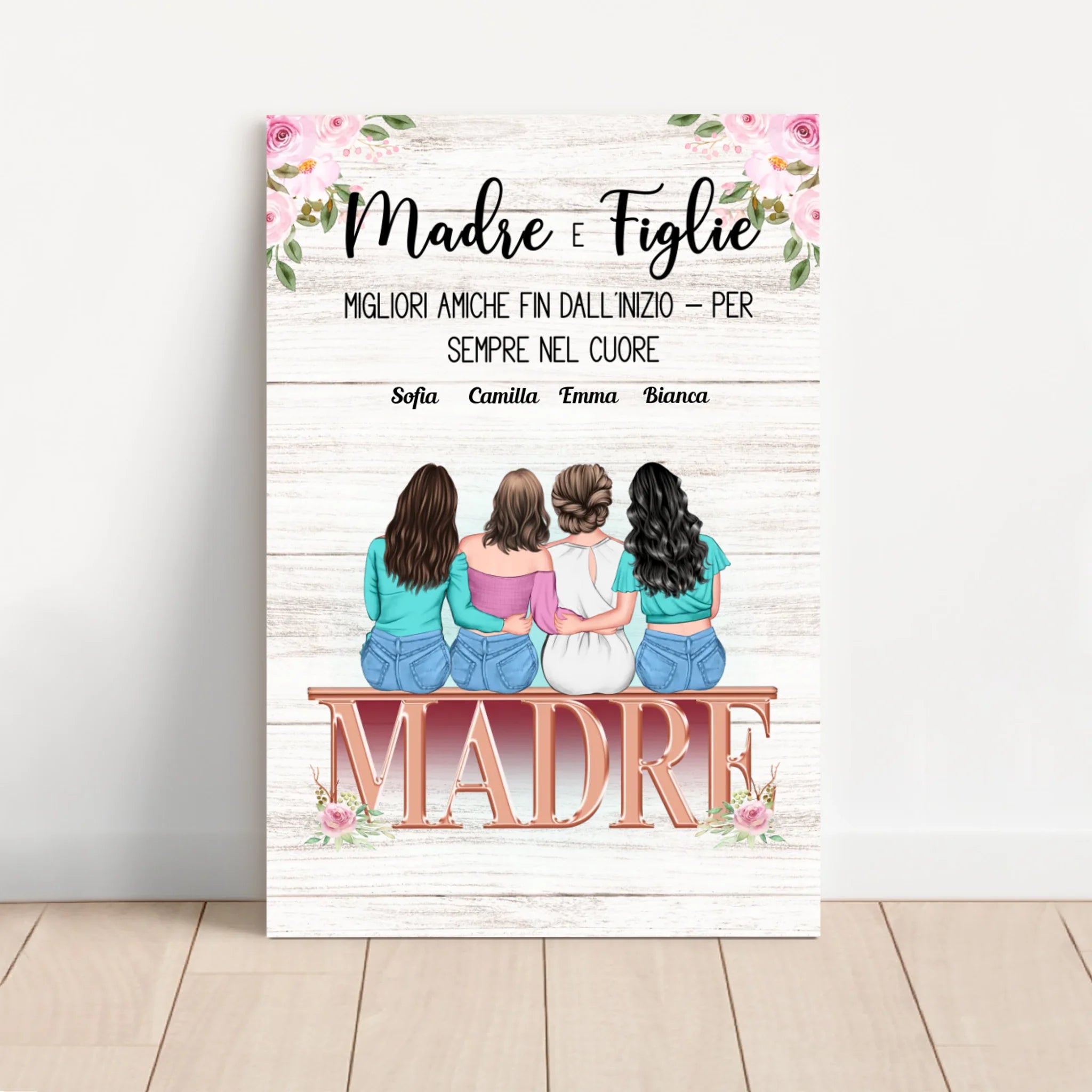 Tela personalizzata "Madre e figlia"