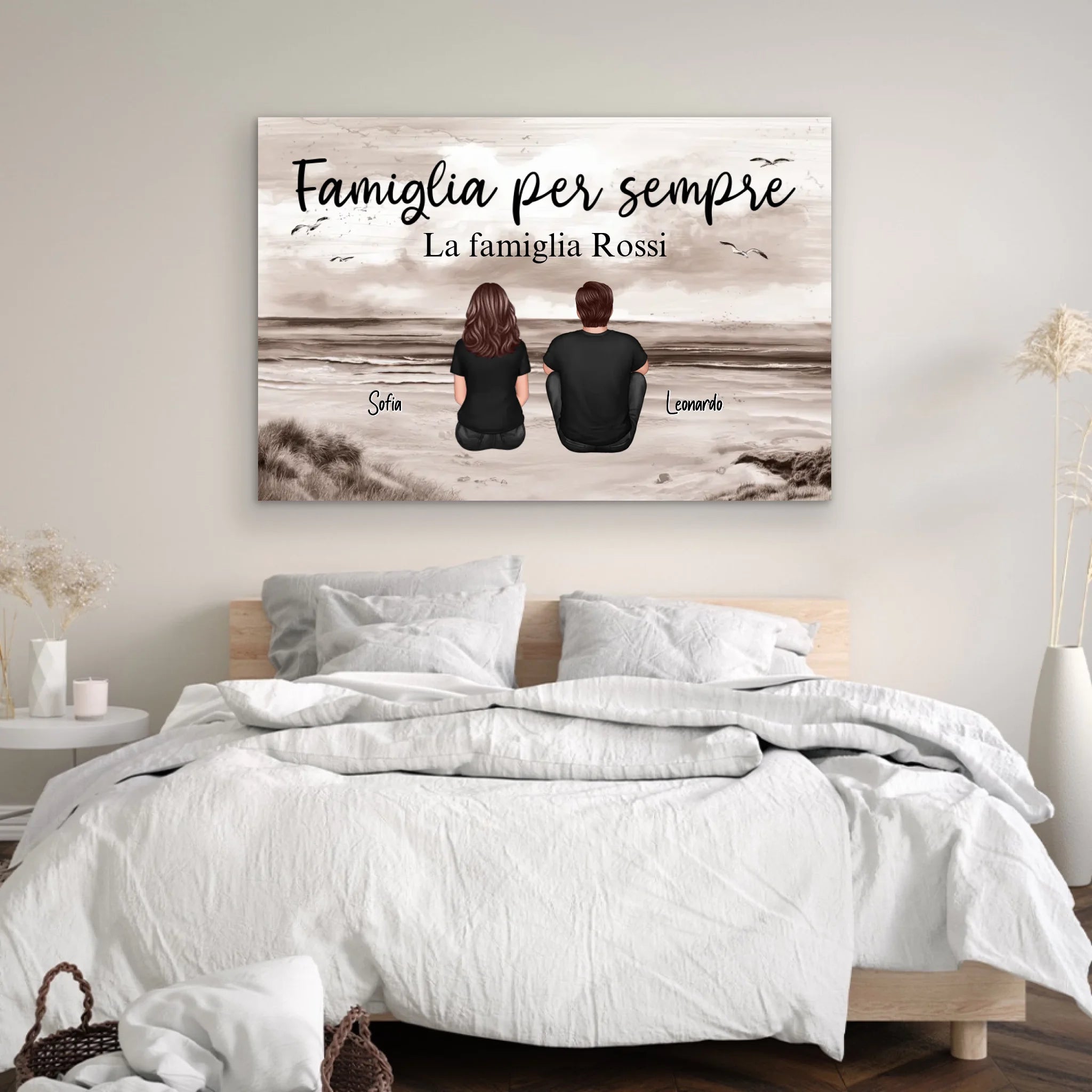 Tela personalizzata "Famiglia per sempre"