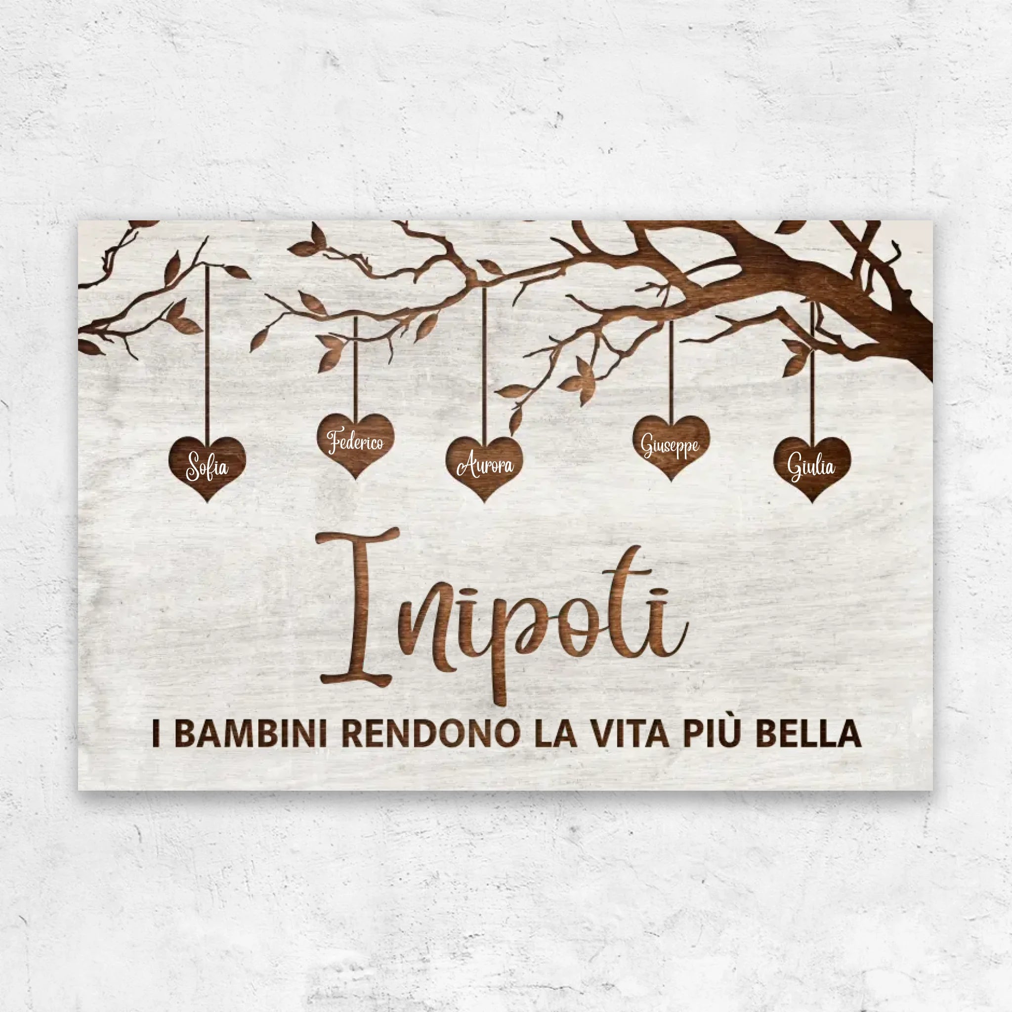 Tela personalizzato “Albero della famiglia"
