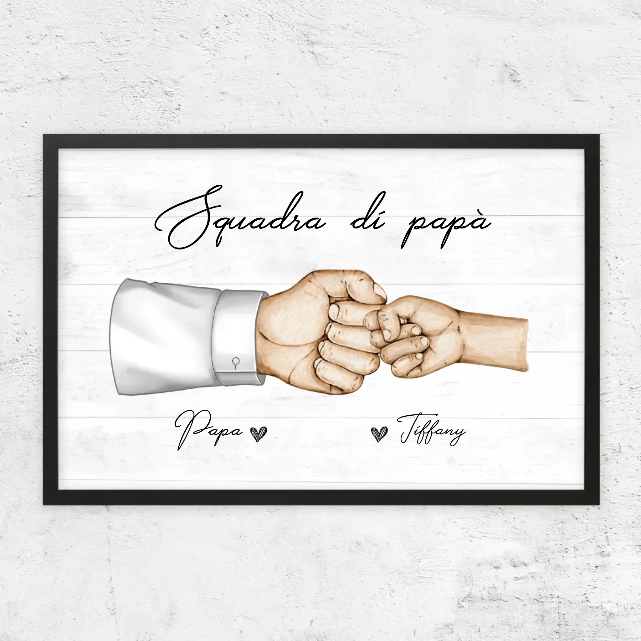 Poster personalizzato "La Squadra di Papà"