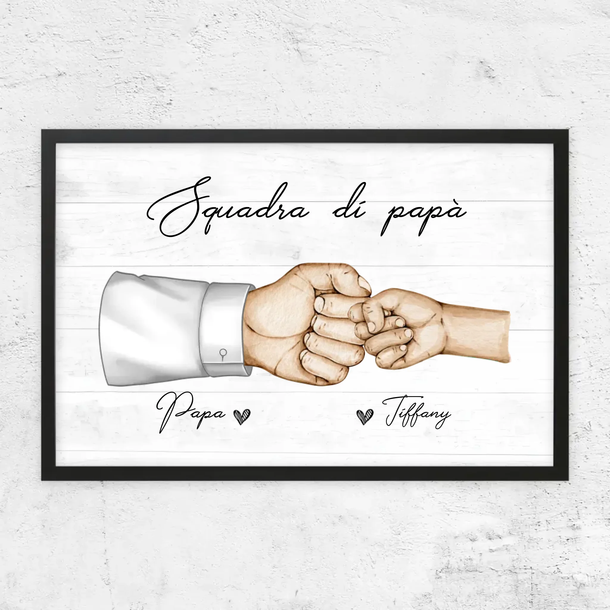 Poster personalizzato "La Squadra di Papà"