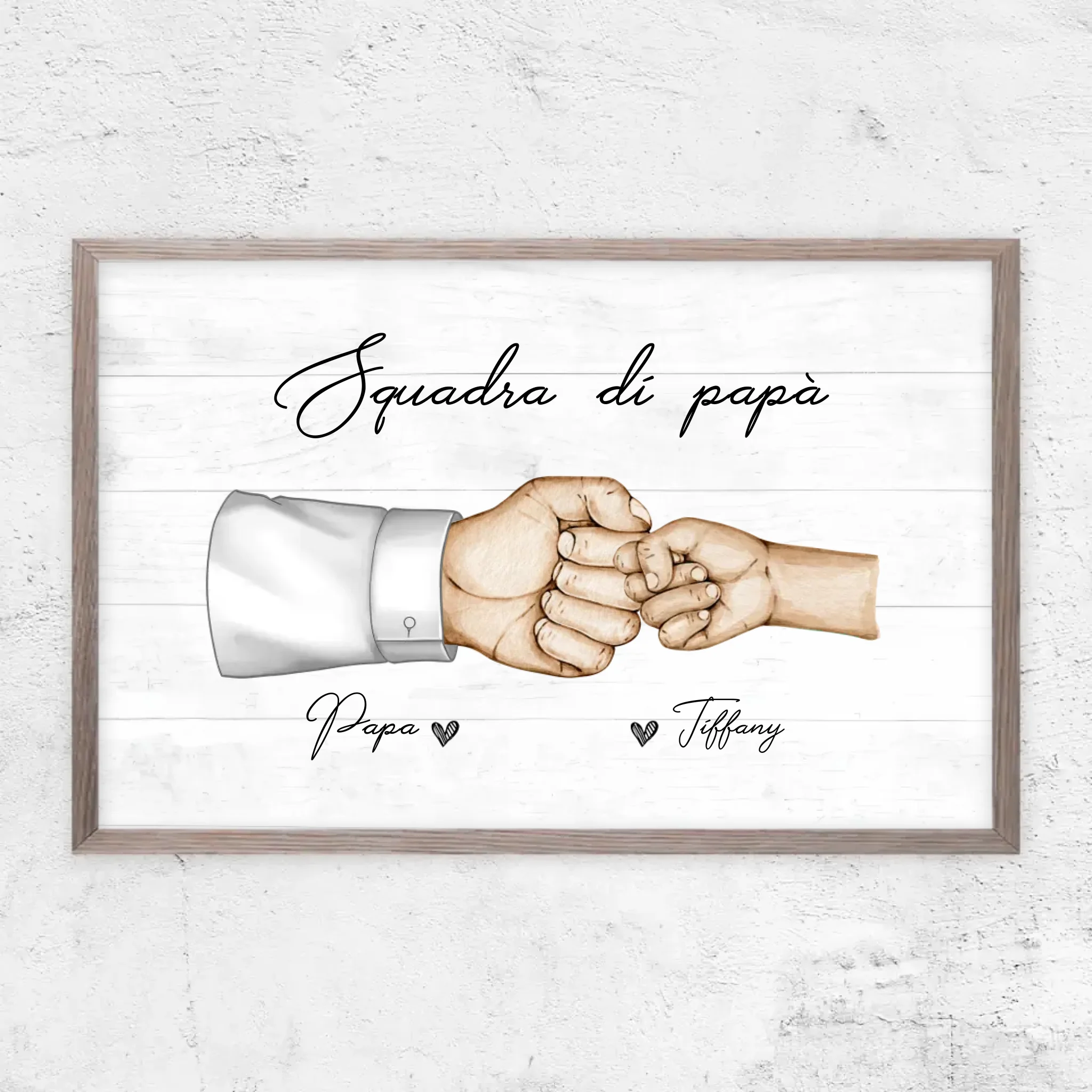 Poster personalizzato "La Squadra di Papà"