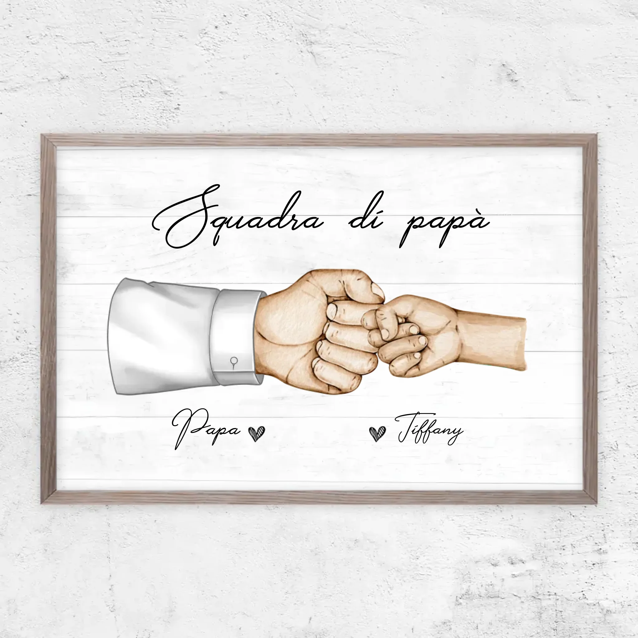 Poster personalizzato "La Squadra di Papà"