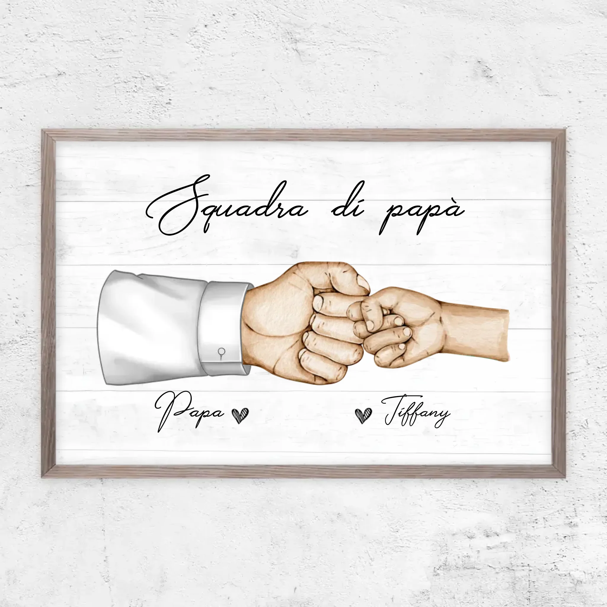 Poster personalizzato "La Squadra di Papà"