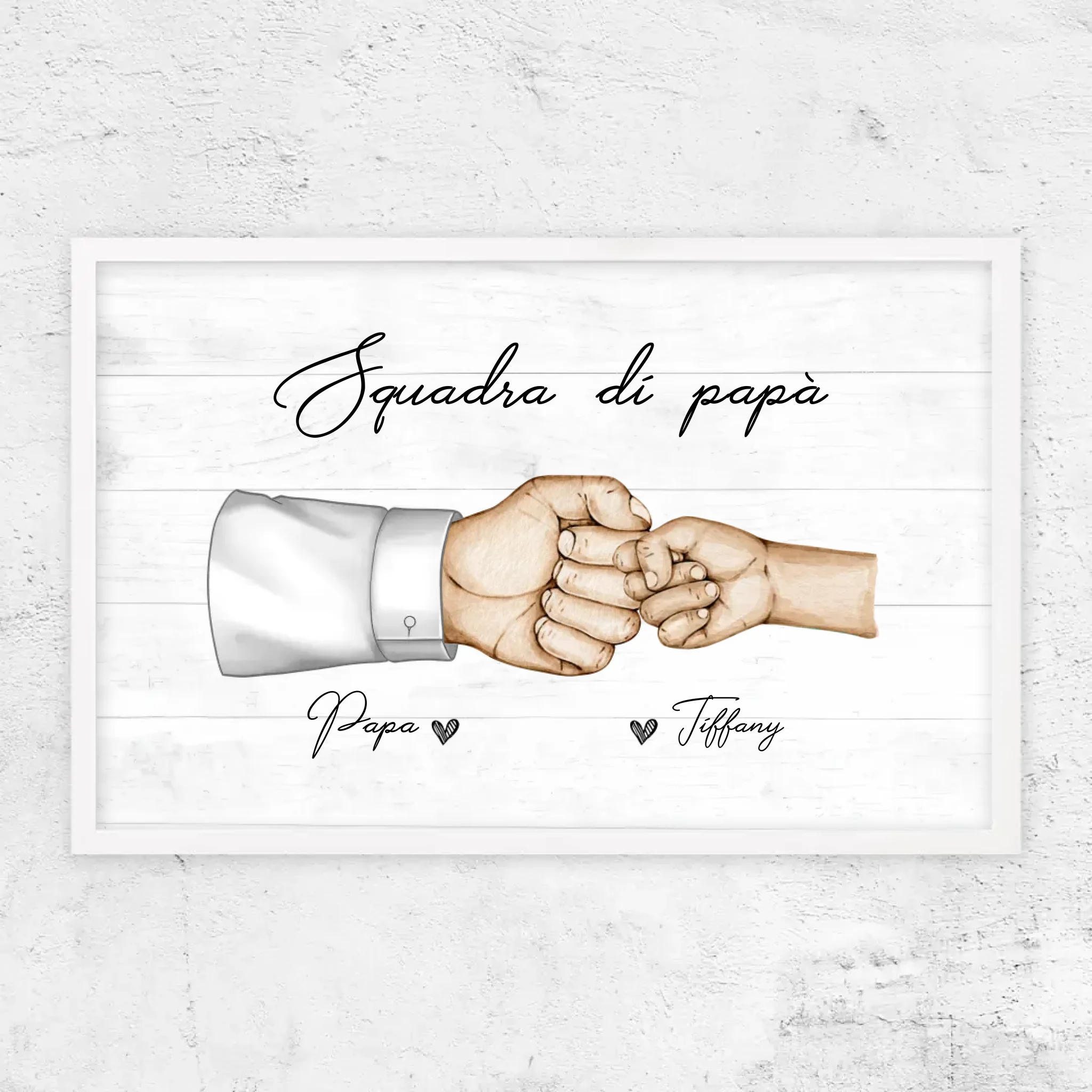 Poster personalizzato "La Squadra di Papà"