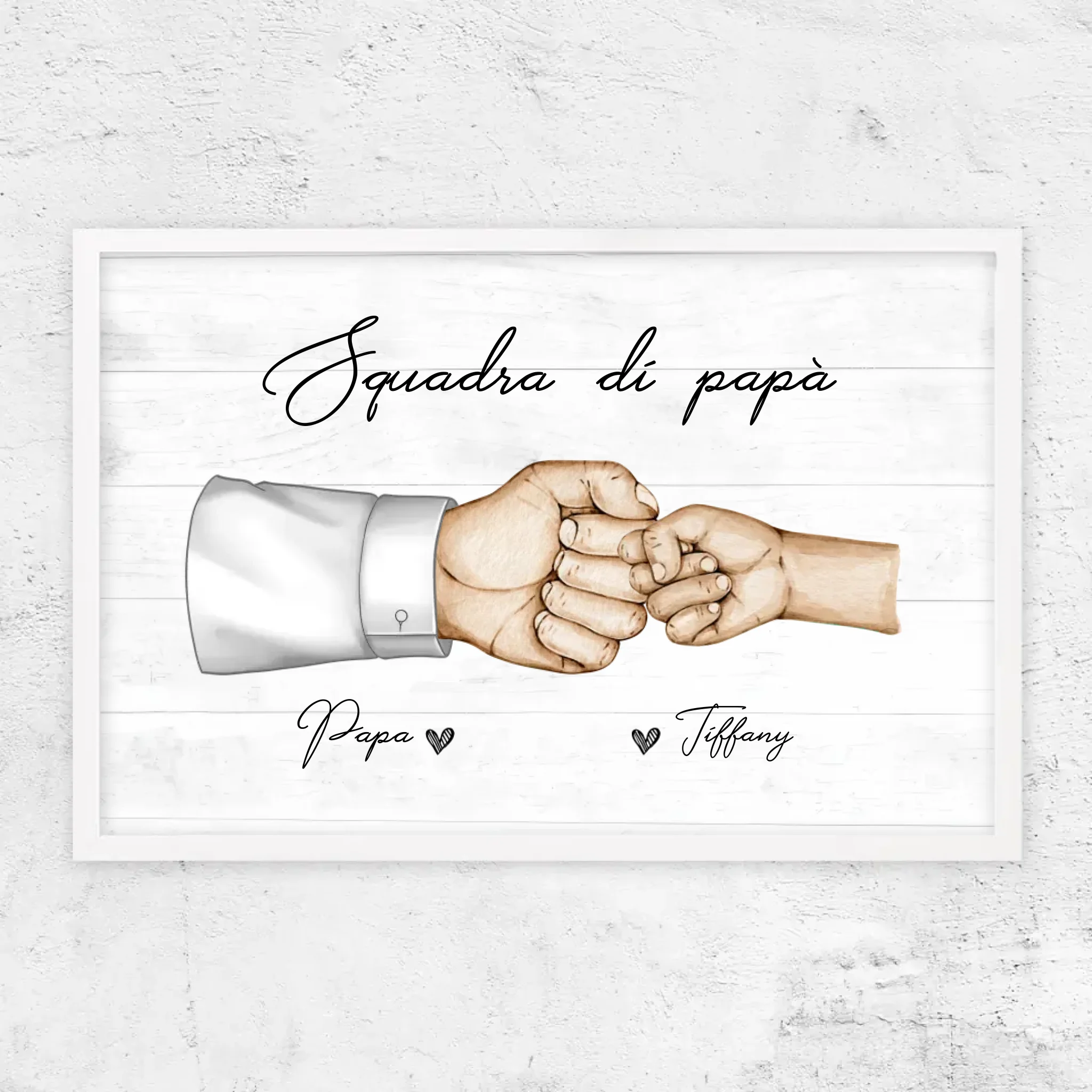 Poster personalizzato "La Squadra di Papà"