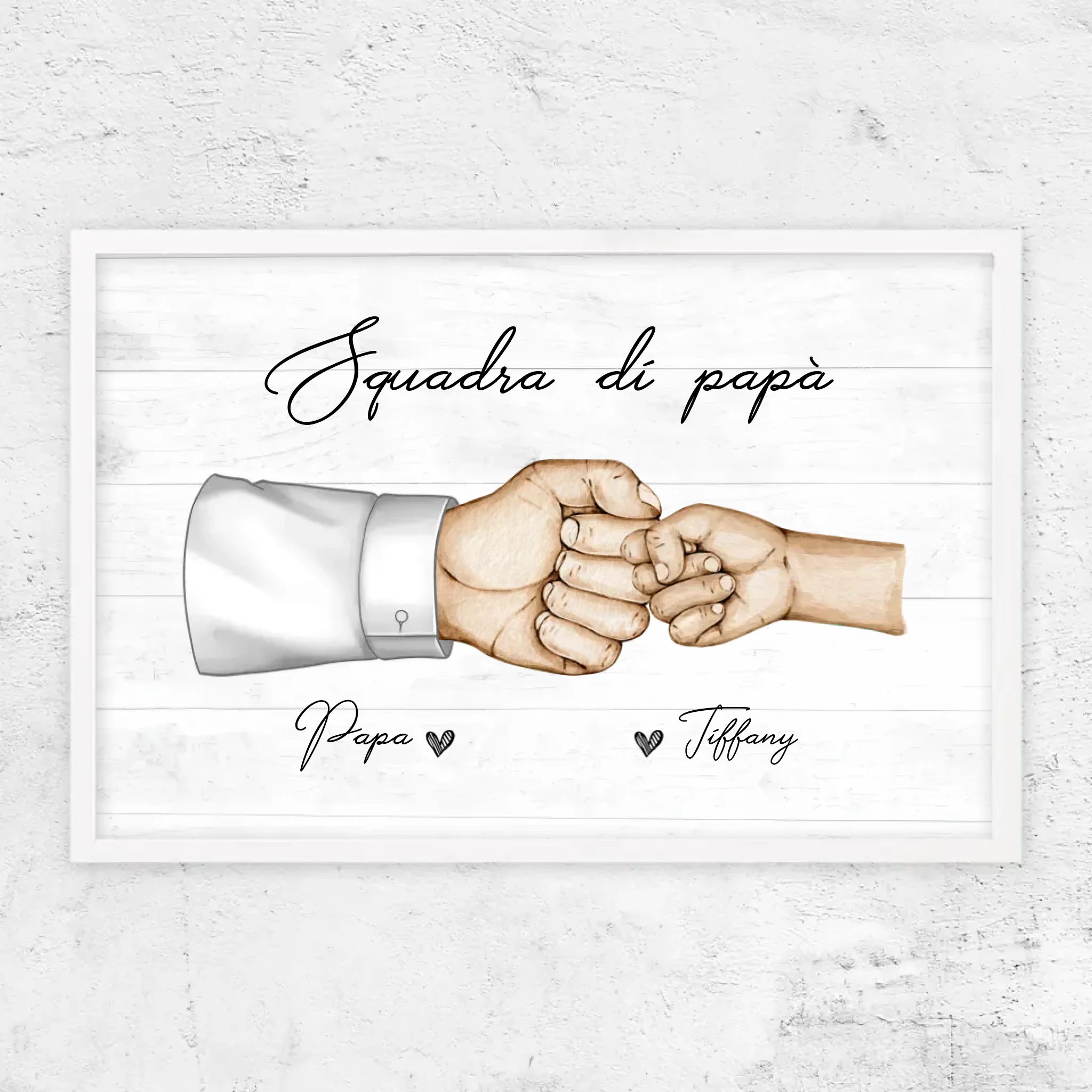 Poster personalizzato "La Squadra di Papà"
