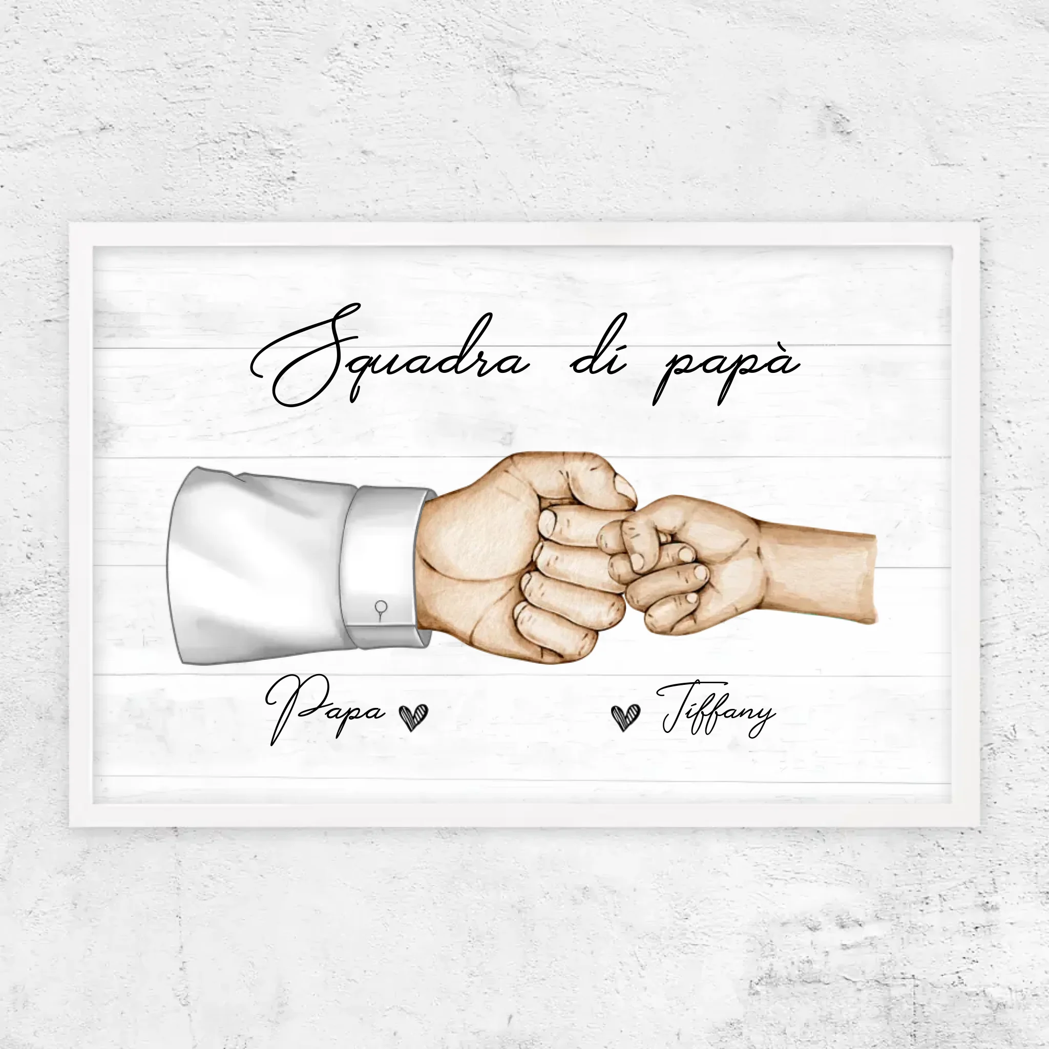 Poster personalizzato "La Squadra di Papà"