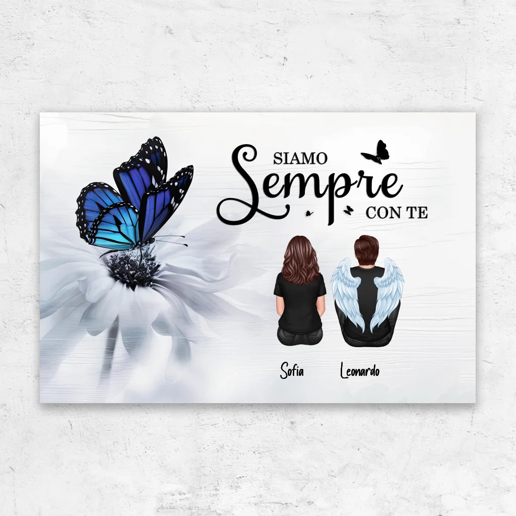 Tela personalizzata “Siamo sempre con te”