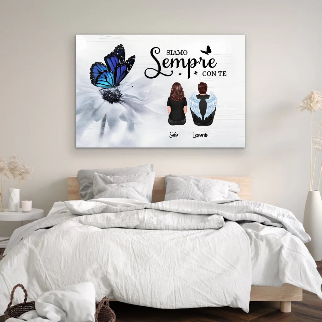 Tela personalizzata “Siamo sempre con te”