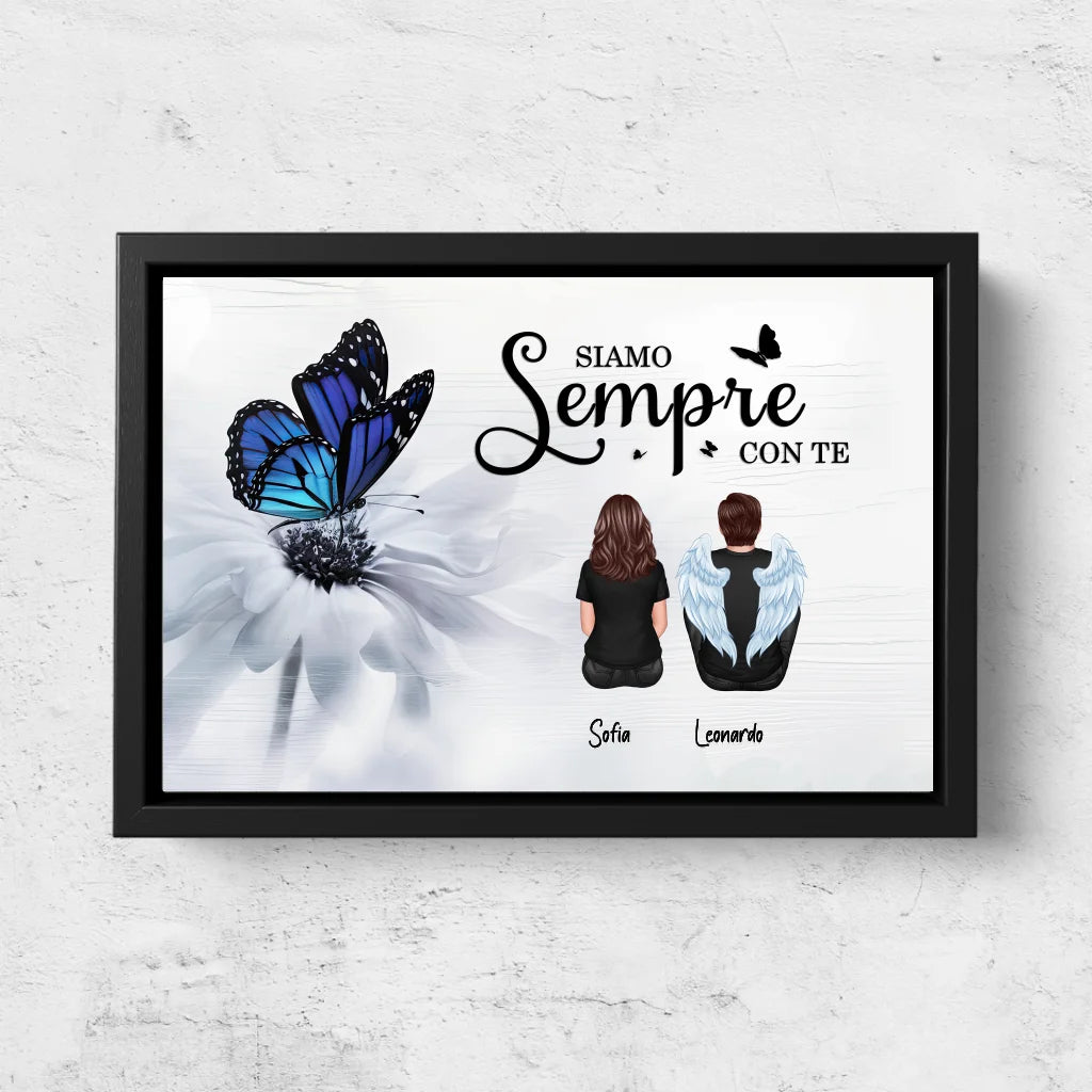 Tela personalizzata “Siamo sempre con te”