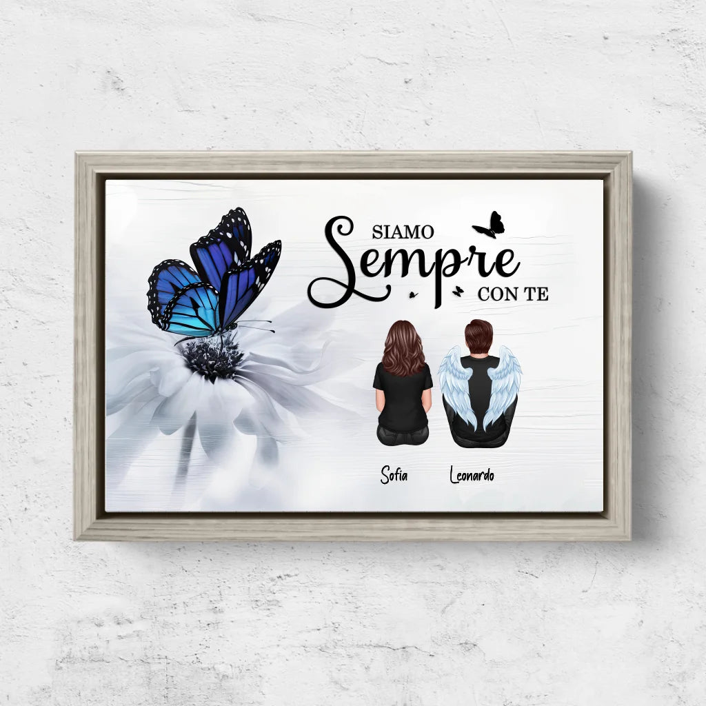 Tela personalizzata “Siamo sempre con te”