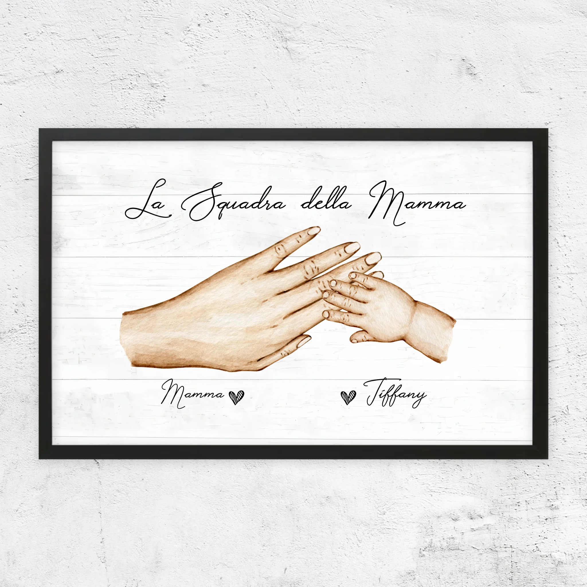 Poster personalizzato "La squadra di mamma"