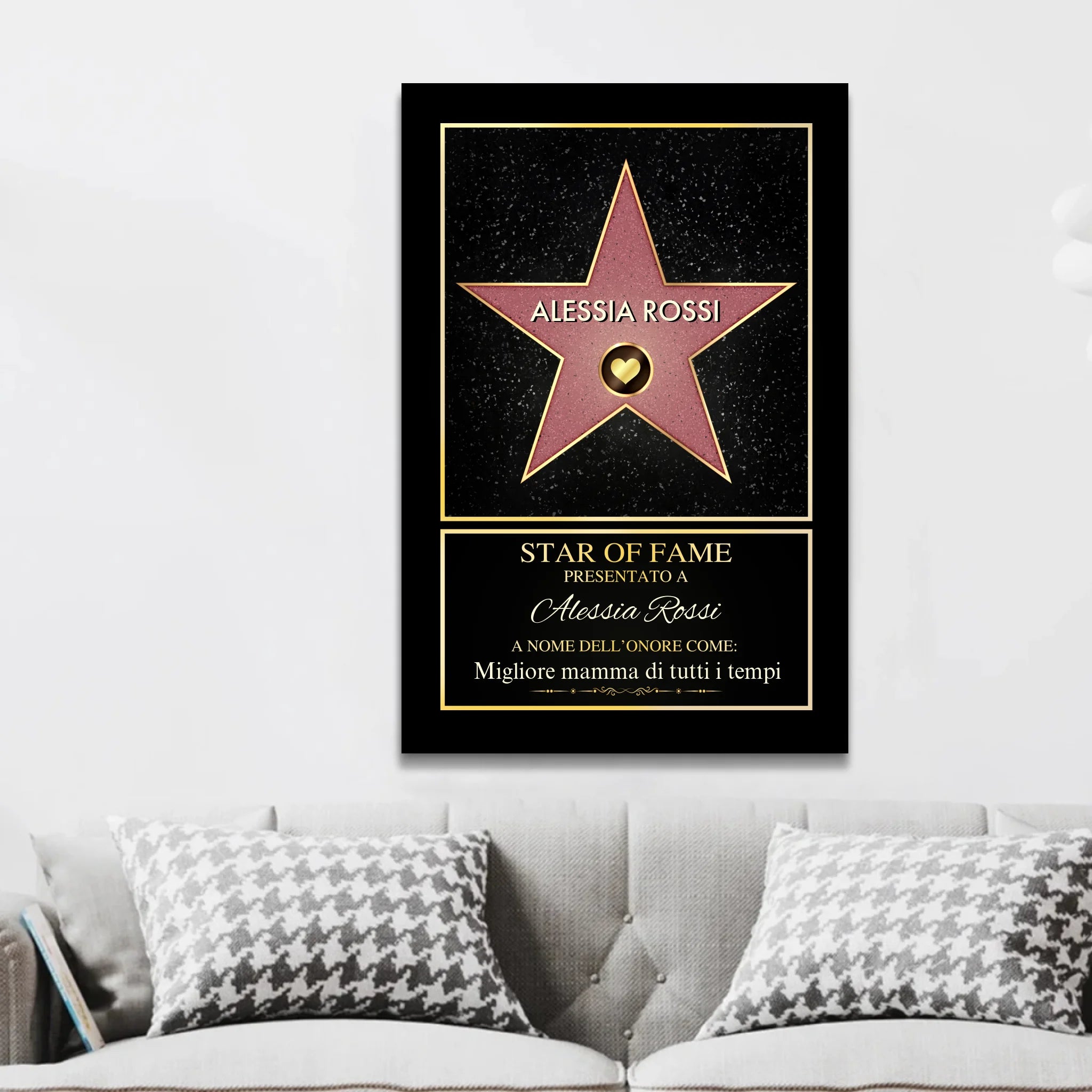 Tela personalizzata “Star of Fame”