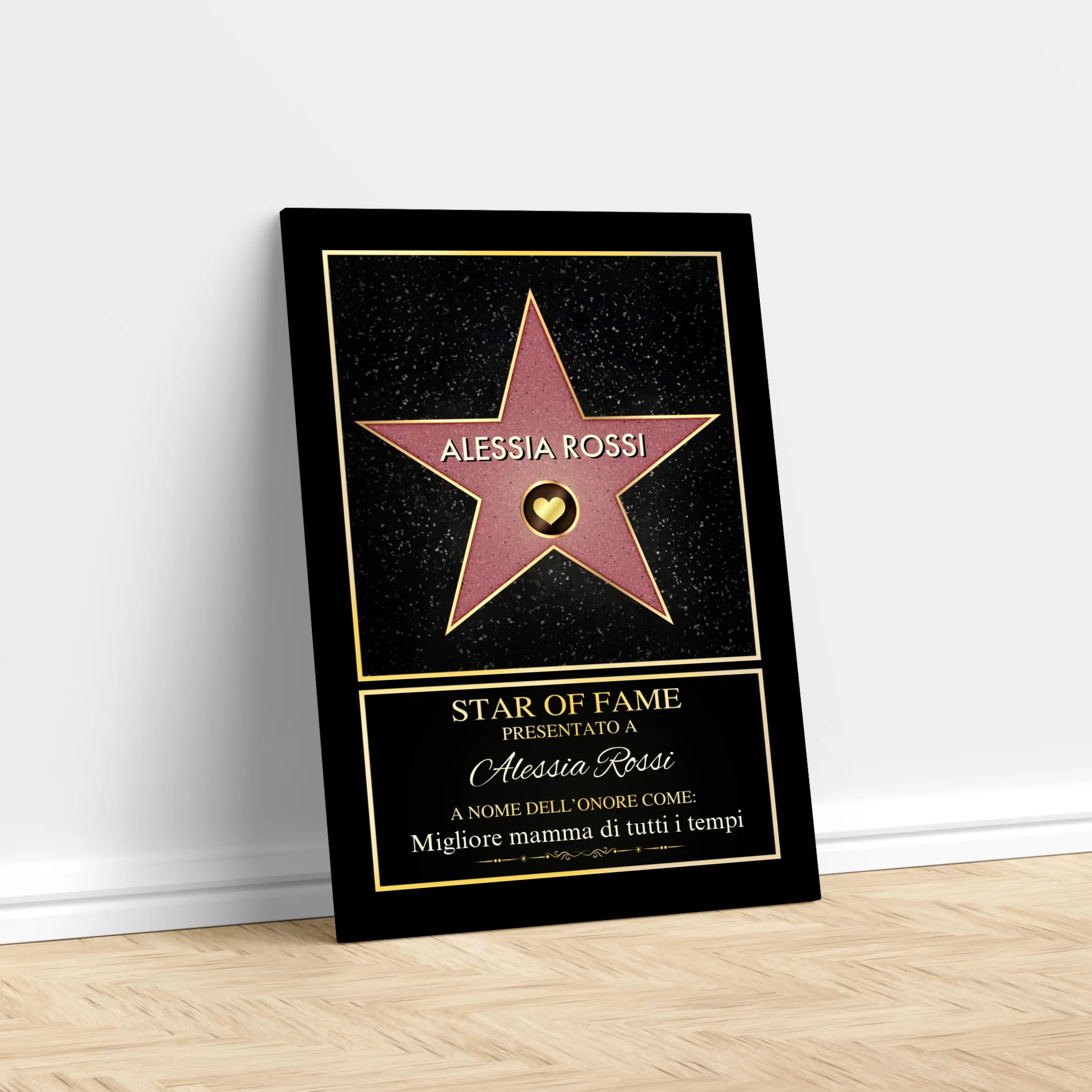 Tela personalizzata “Star of Fame”