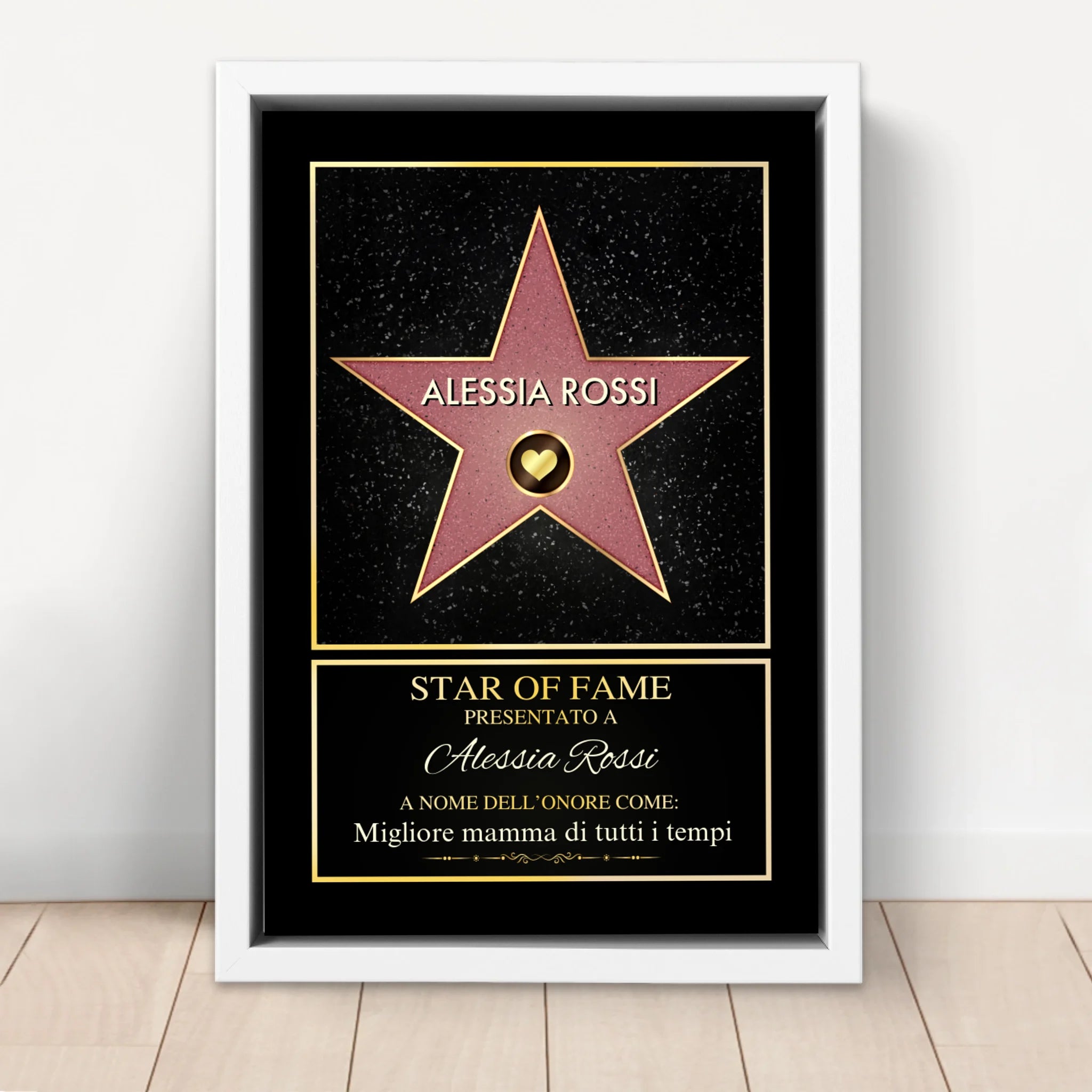 Tela personalizzata “Star of Fame”