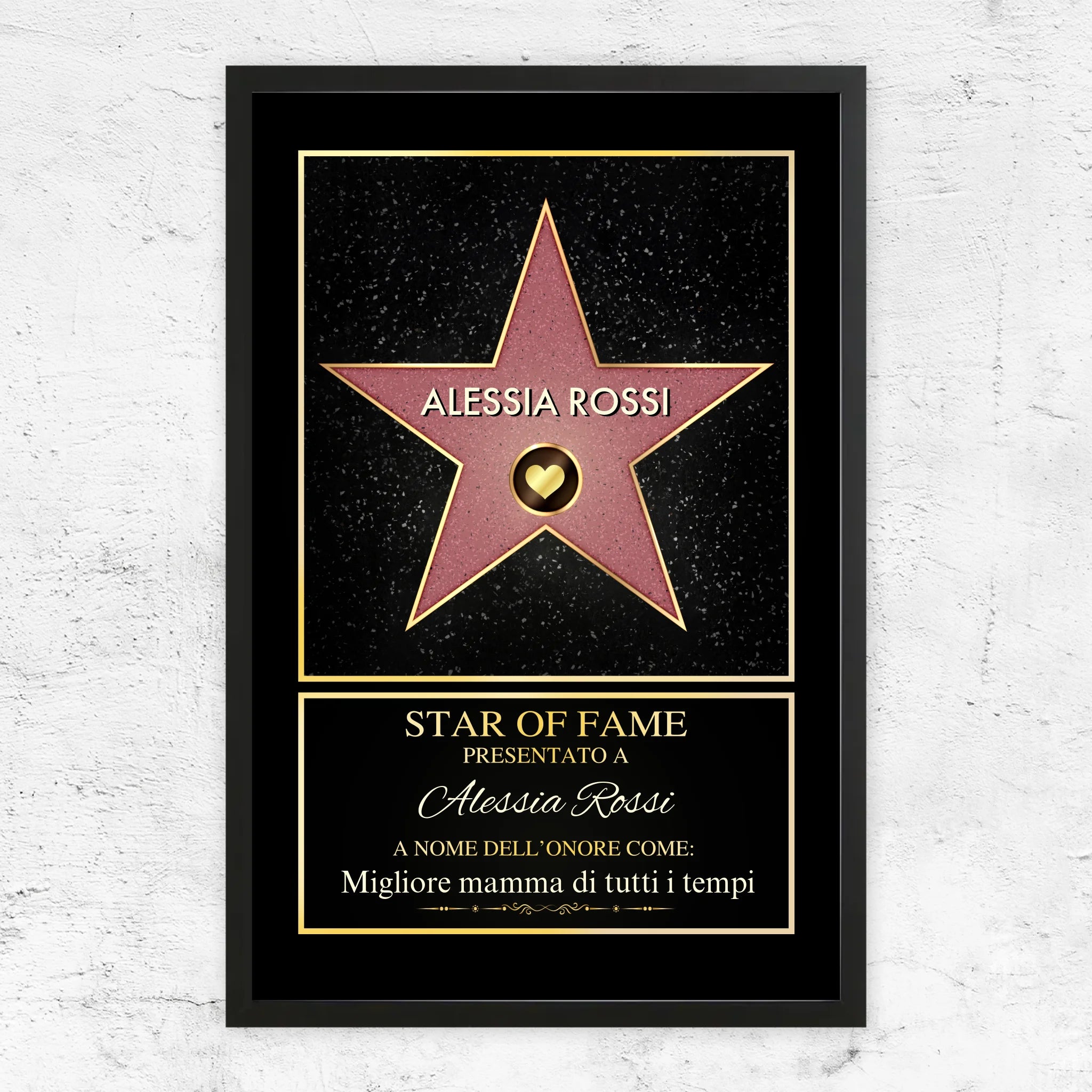 Poster personalizzato “Star of Fame”