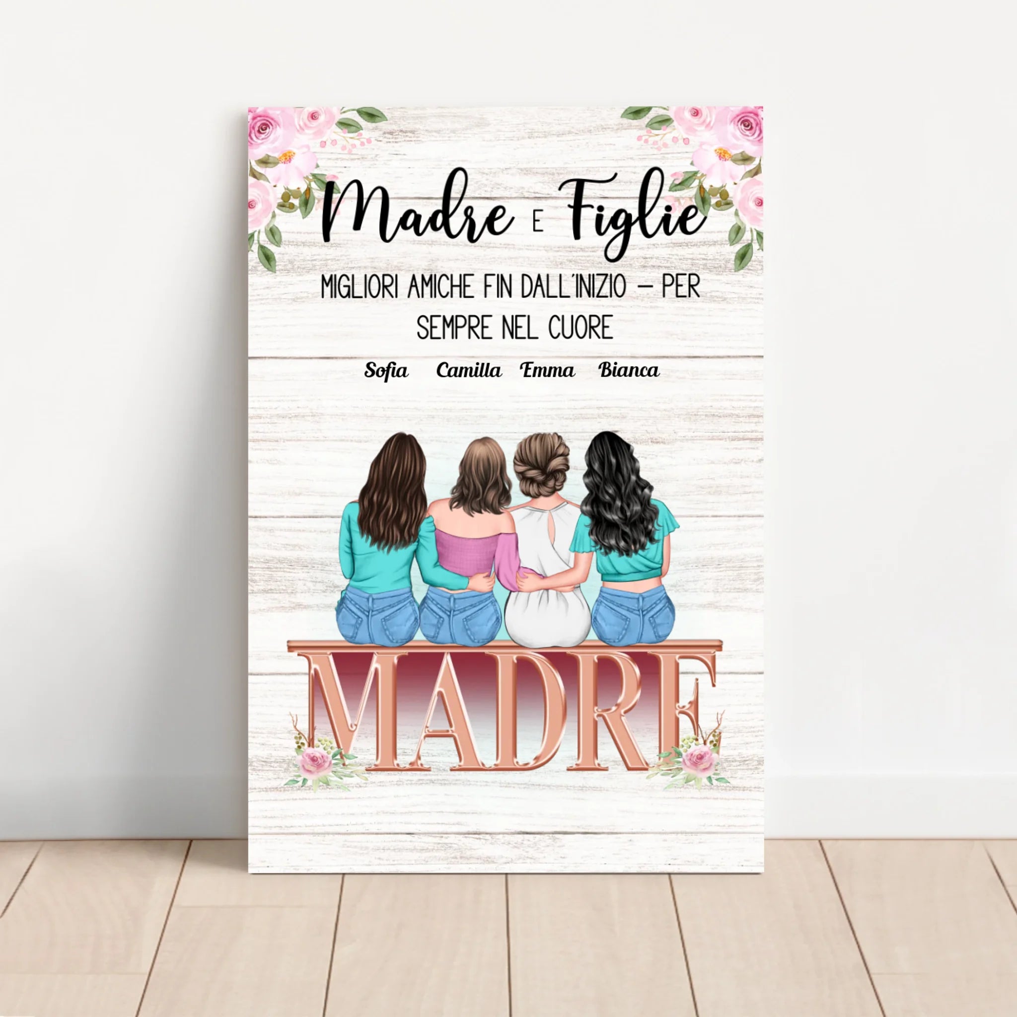 Tela personalizzata "Madre e figlia"