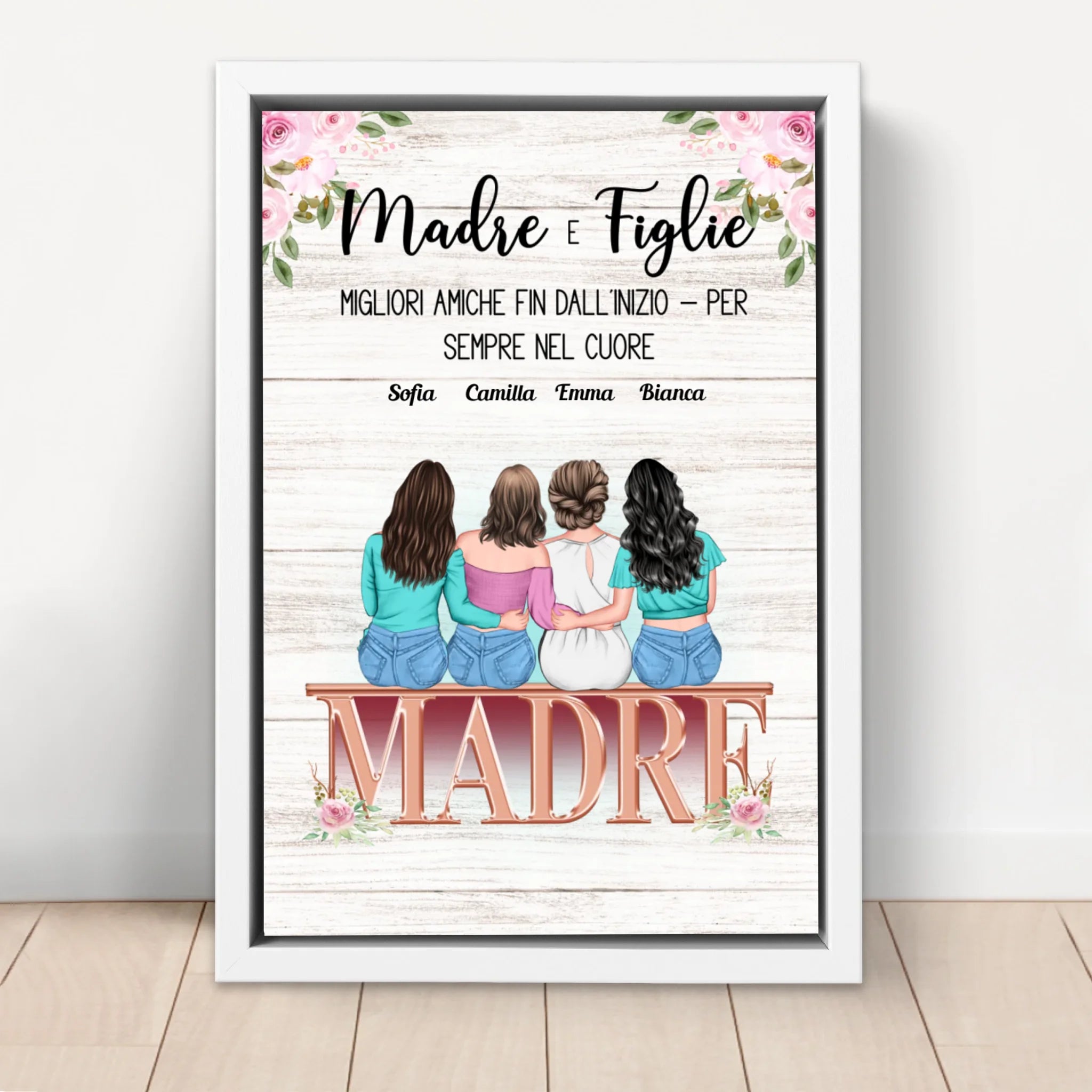 Tela personalizzata "Madre e figlia"